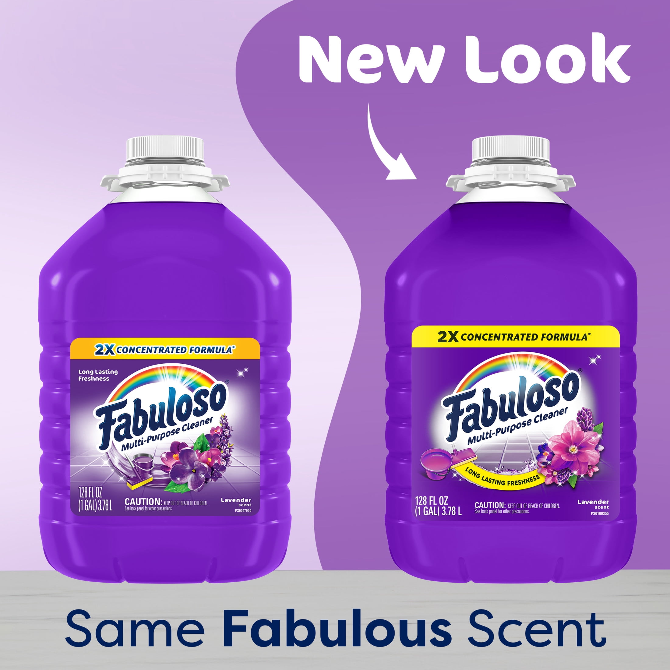 Fabuloso 2X Multi-Purpose Cleaner, Lavender Scented Floor and Surface Cleaner (128 fl oz) h0ye5