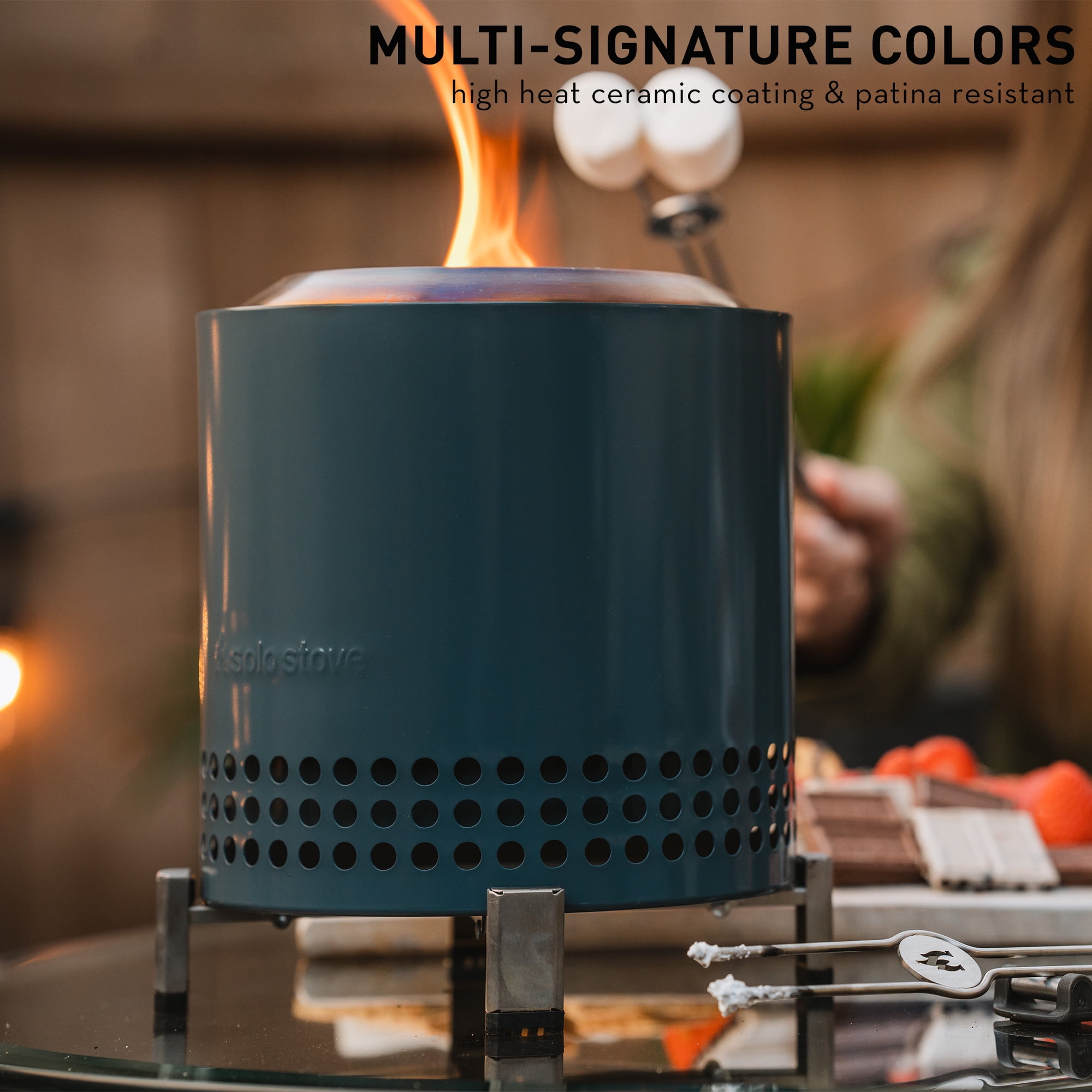 Solo Stove Mesa XL Tabletop Fire Pit with Stand (Ash, 8.6 in x 7 in) ebrcb