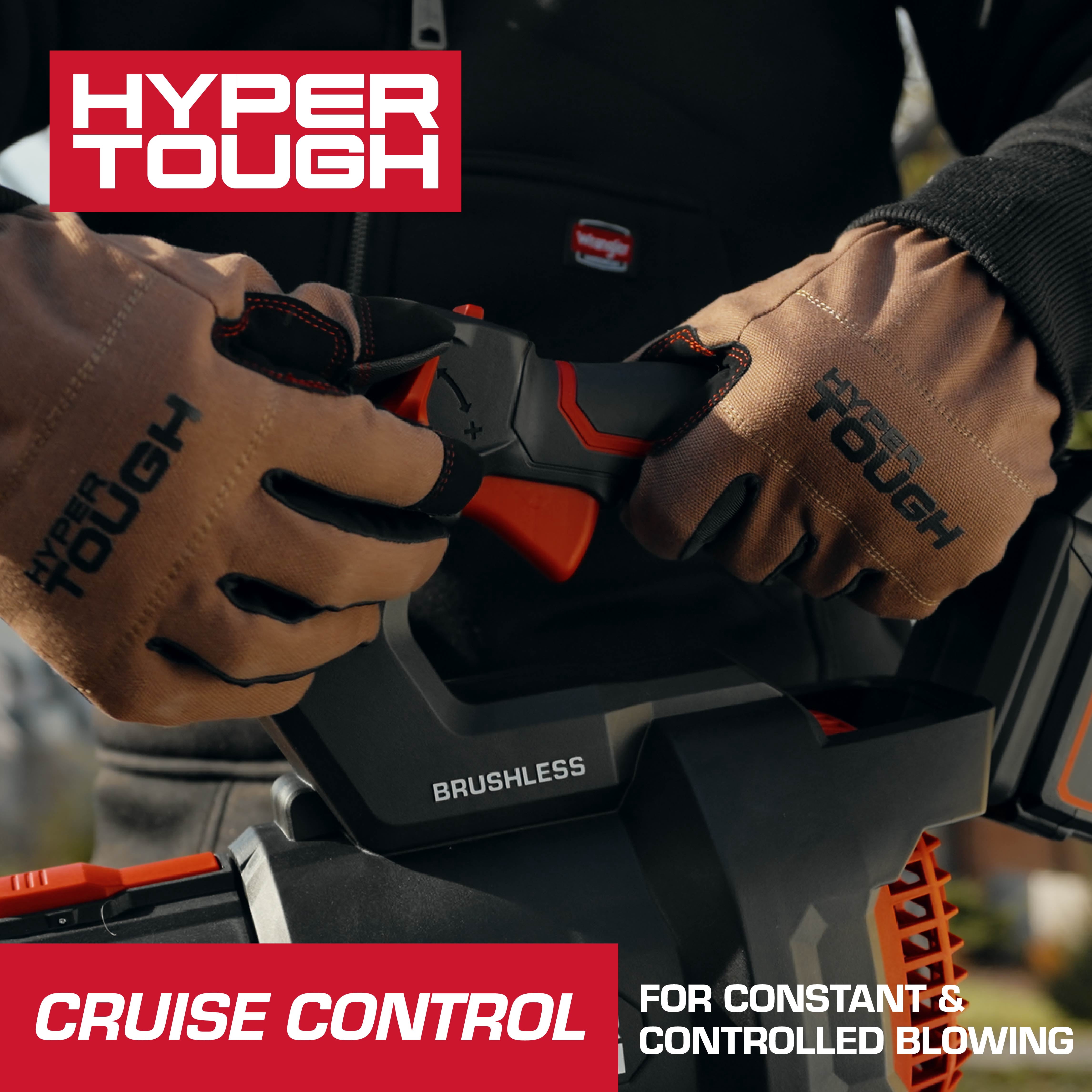 Hyper Tough 20V Brushless Cordless Leaf Blower with 4.0Ah Battery and Charger (460 CFM, 110 MPH) oo192
