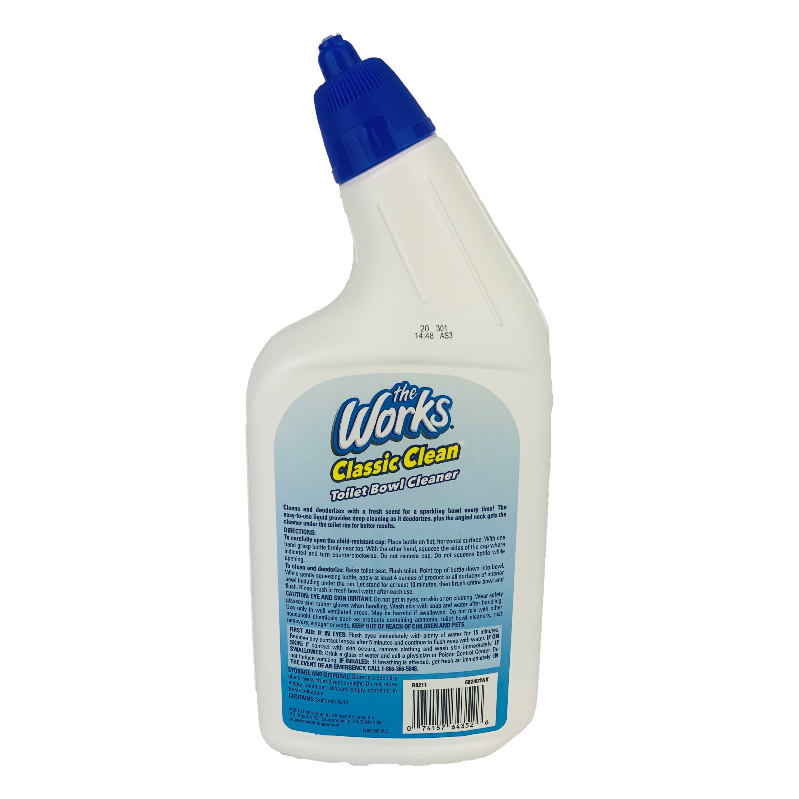The Works Classic Clean Liquid Toilet Bowl Cleaner (24 fl oz) u0l6d
