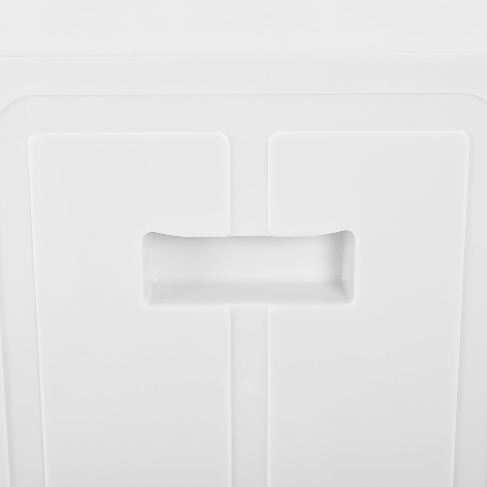 Generic Hot and Cold Water Dispenser Top Loading Standing Cooler with Safety Lock and Storage Cabinet (White, 5 Gallon) dn3z8