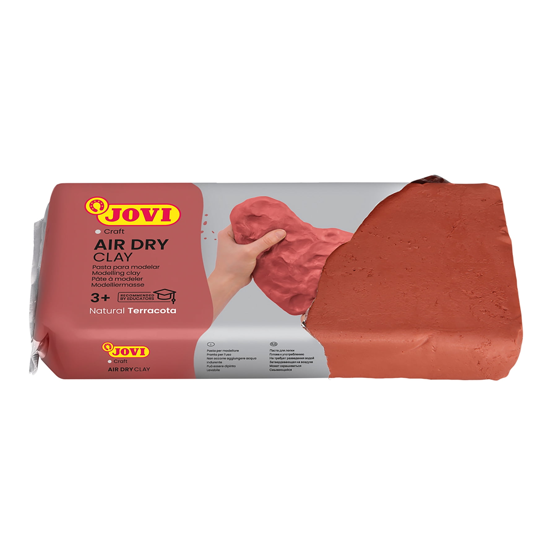 JOVI Air Dry Clay Modeling Compound (Terracotta, 3.3 lb Total, 3 Pack) bccab