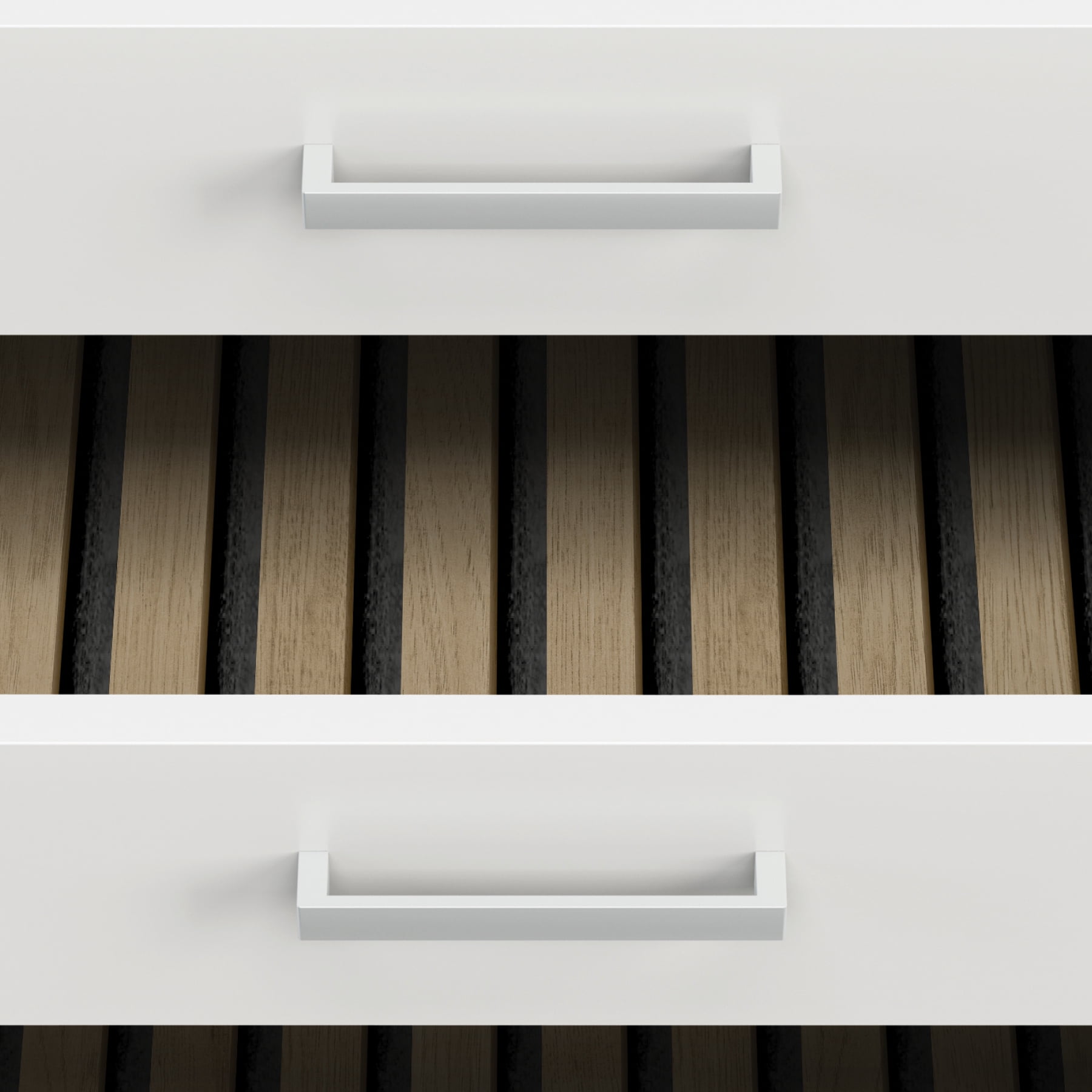Roommates Studio Cream Oak Slat Peel and Stick Wallpaper (White, 30.75 sq ft) d9wgd