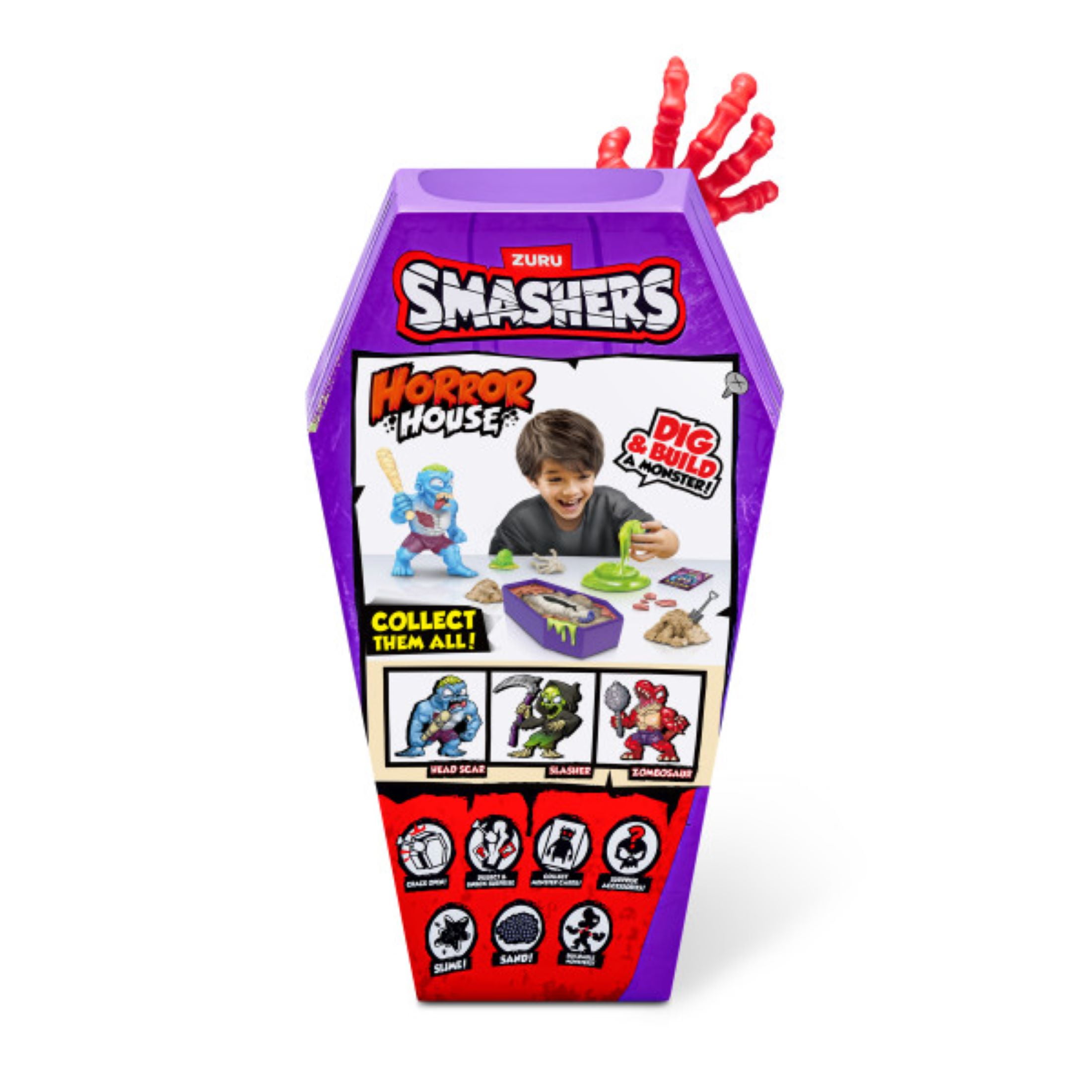 Smashers Horror House Interactive Surprise Unboxing Collectible Toy Set (15 Pieces) rvc6w