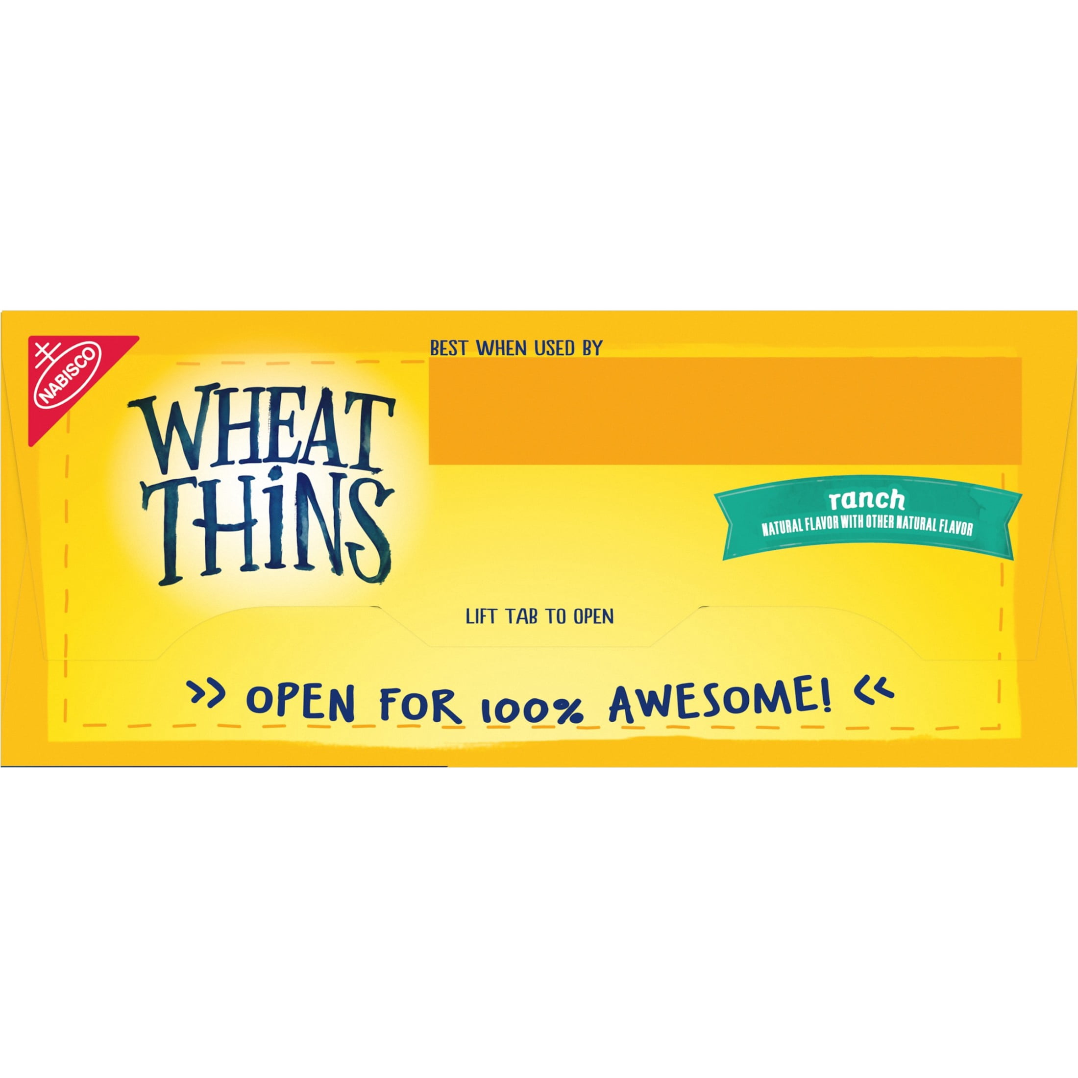 Wheat Thins Ranch Whole Grain Wheat Crackers (Ranch, 8.5 oz) adg6p