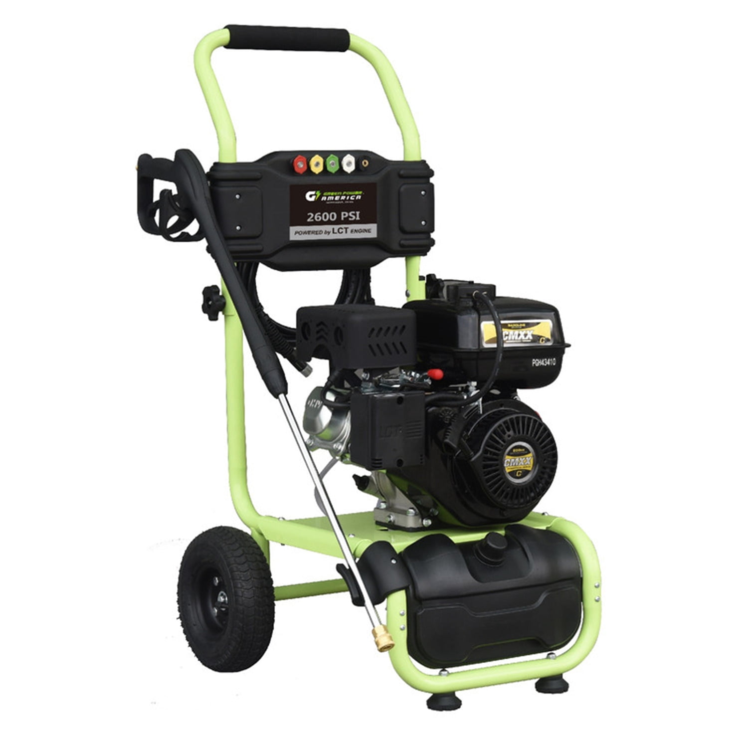 Green-Power America Gas Powered Pressure Washer (Green, 2600 PSI, 2.0 GPM) n7elw