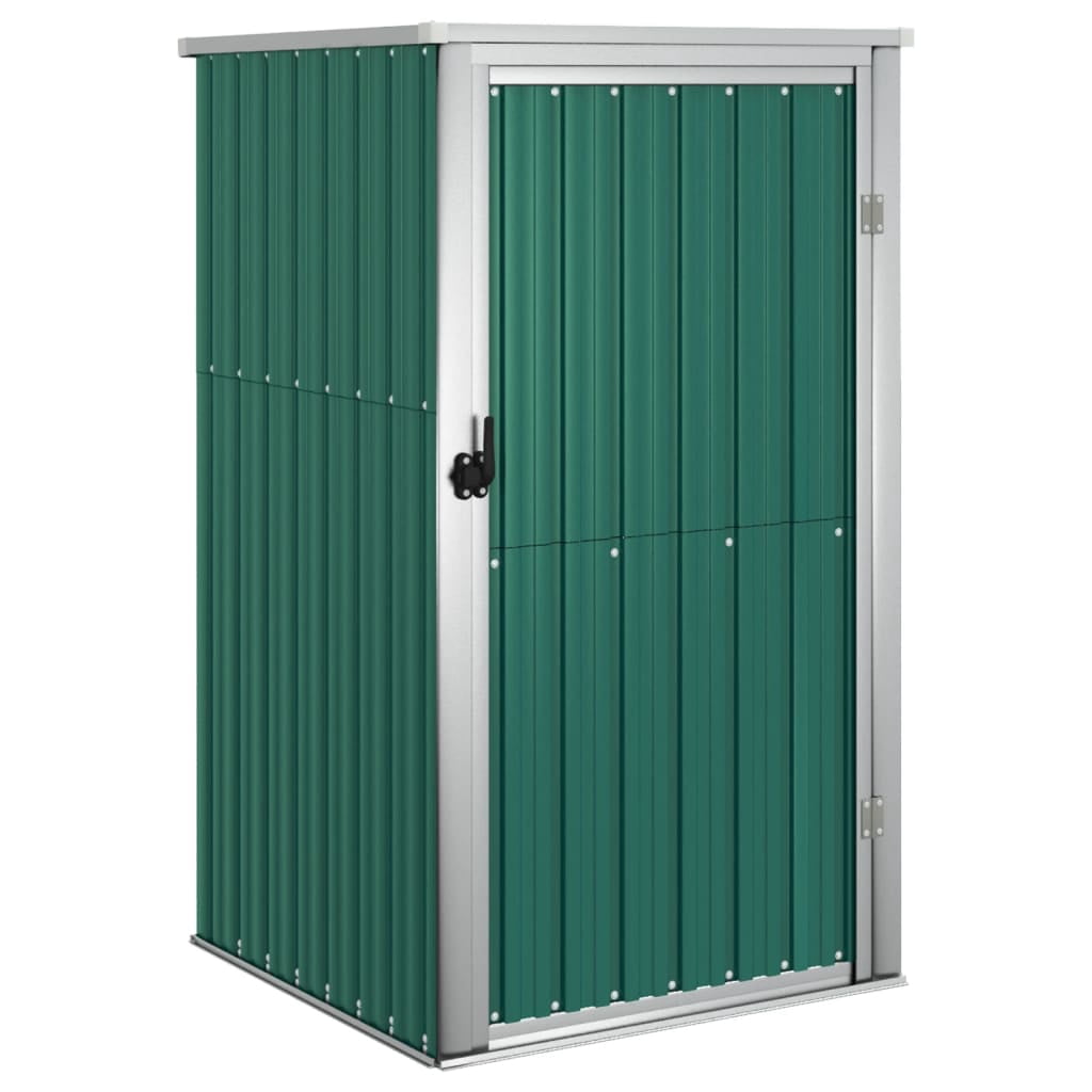vidaXL Outdoor Storage Shed with Lockable Door (Black, 88.6 in x 35 in x 62.6 in) welud