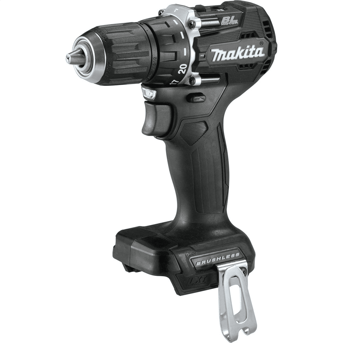 Makita XFD15ZB 18V LXT Lithium-Ion Brushless Cordless 0.5 in. Drill Driver (Black, 2.9 lb) udin0