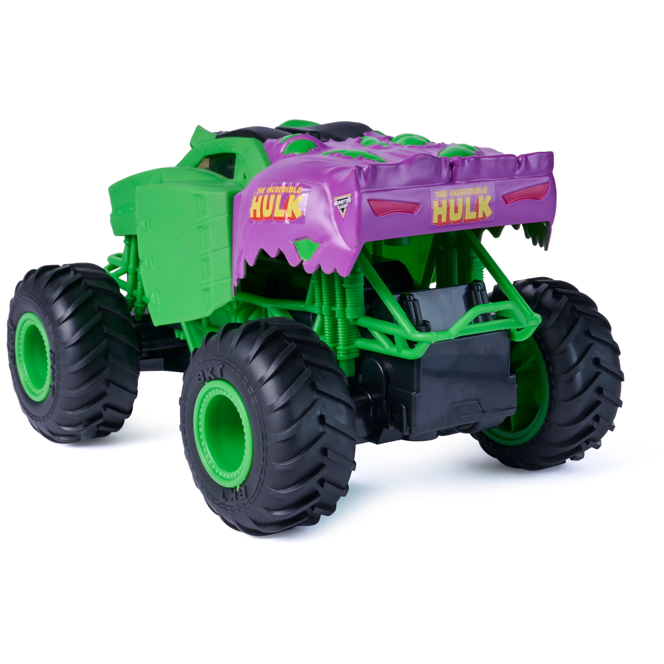 Monster Jam Marvel The Hulk RC Monster Truck (Green, 1:24 Scale) 3zpem