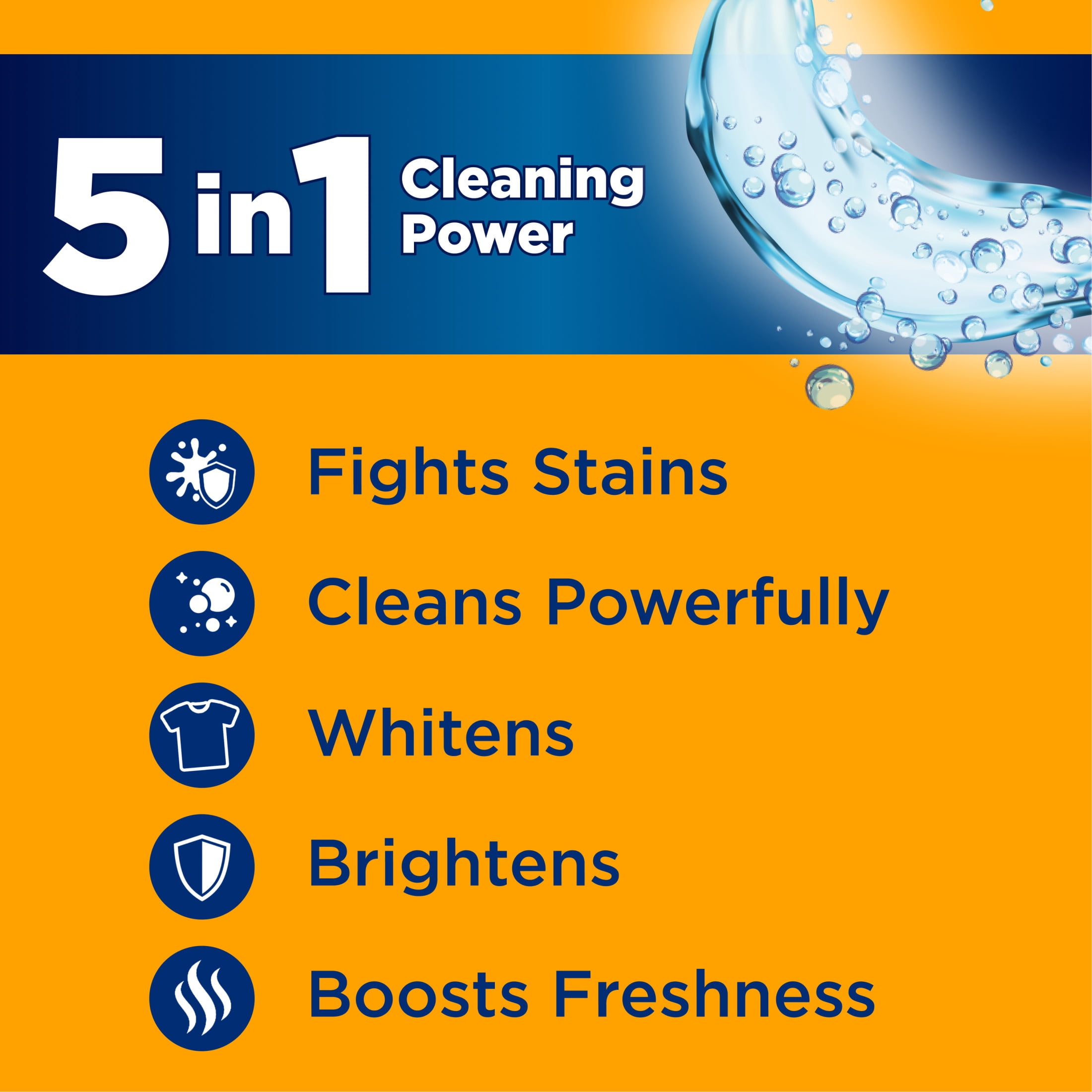 ARM & HAMMER Plus OxiClean Ultra Stain Fighters Liquid Laundry Detergent, Deep Cleaning Fresh Scent (96.2 fl oz) ifi7f