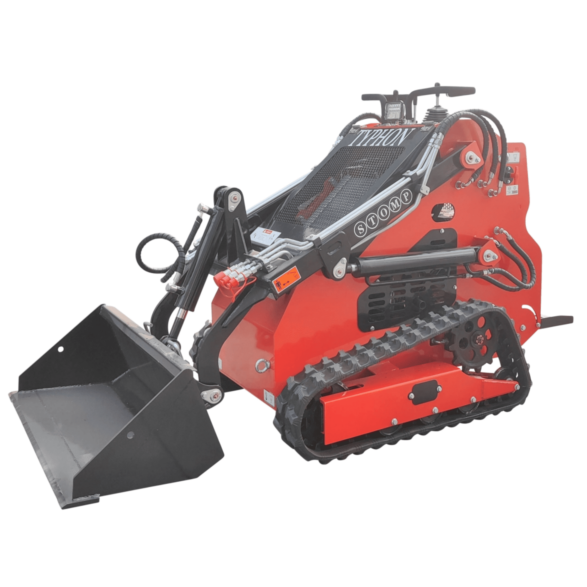 TYPHON STOMP 507 Mini Skid Steer Loader, Heavy-Duty Compact Track Loader for Landscaping and Construction (1,760 lb Capacity) kpqcx