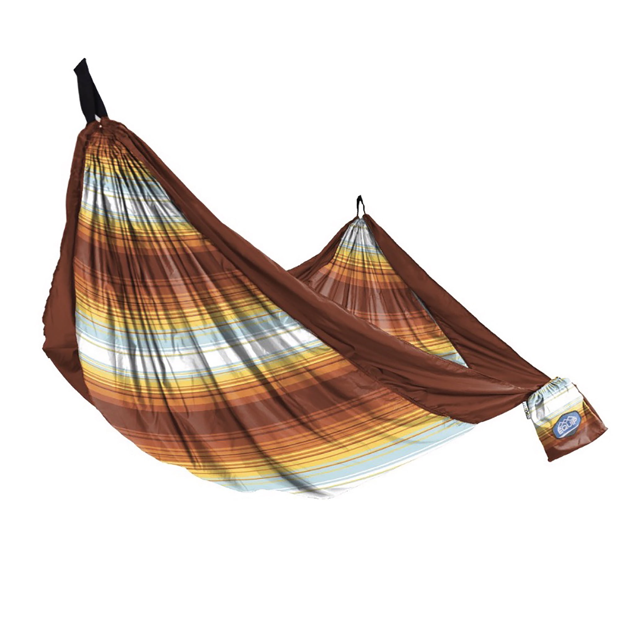 EQUIP 2P Travel Hammock Lightweight Portable Camping Gear (Sunset Lines, 124 in x 77 in) agbjx