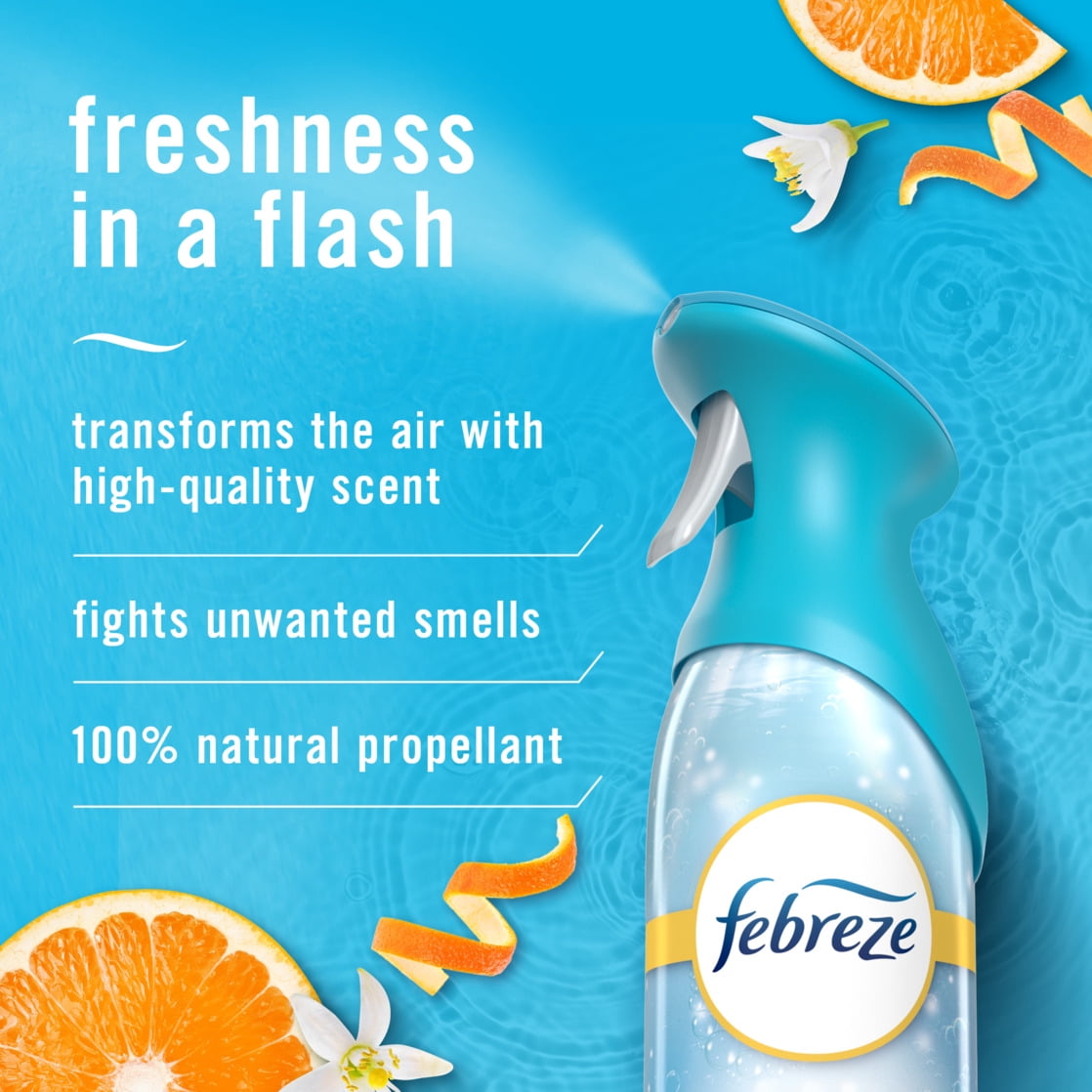 Febreze Air Freshener Room Spray, Odor-Fighting Mist, Refresh & Energize Scent (8.8 oz) 7ix8o