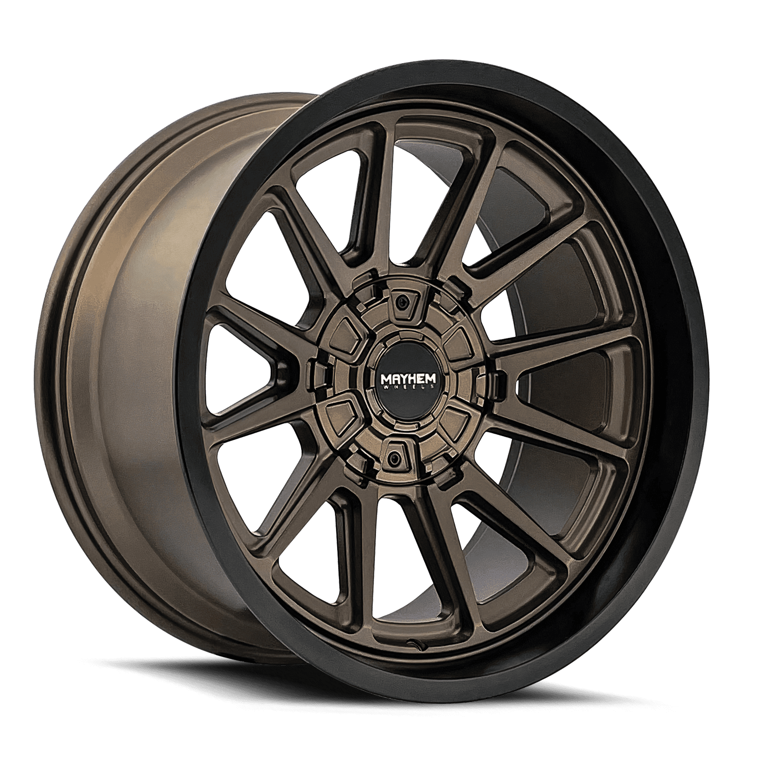 Mayhem 8116 Intrepid Wheel Satin Bronze (18x9 in, 6x135/6x5.5 Bolt Pattern) 9g9ma