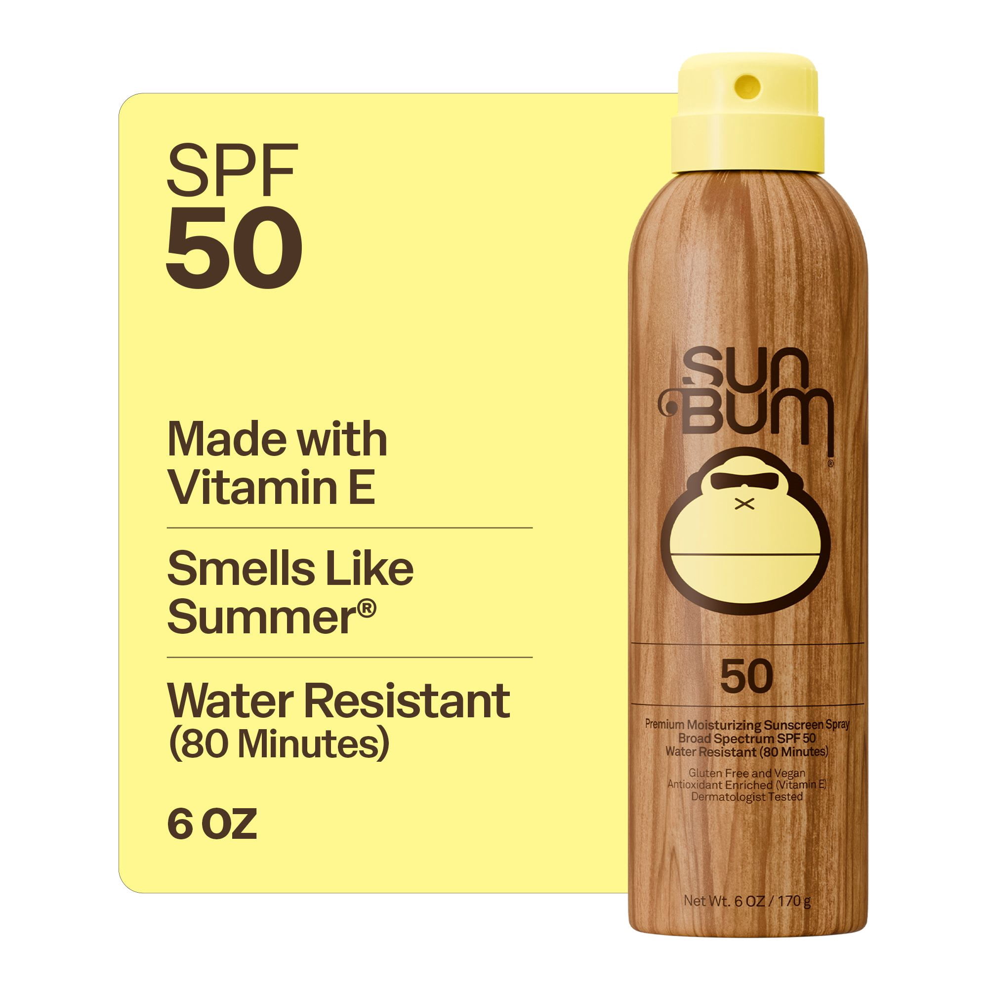 Sun Bum Premium Moisturizing Sunscreen Spray (SPF 50, 6 oz) haxd1