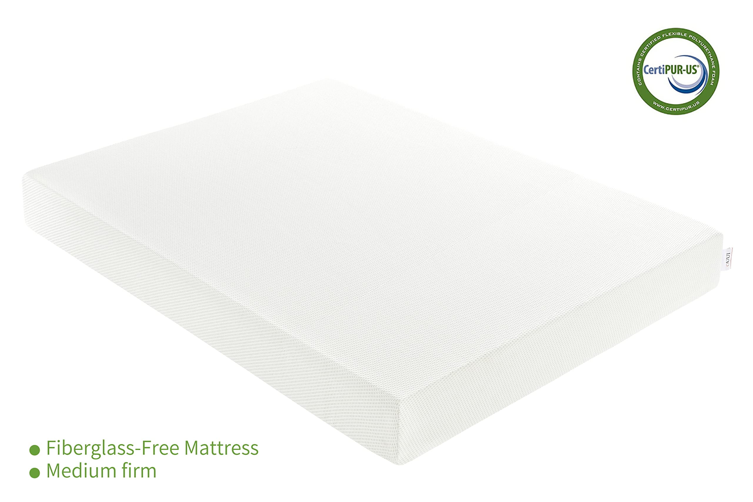 OUUI Twin XL Memory Foam Mattress, 5 Inch Cooling Gel Infused Medium Firm Bed (Green, 5 in) xn603