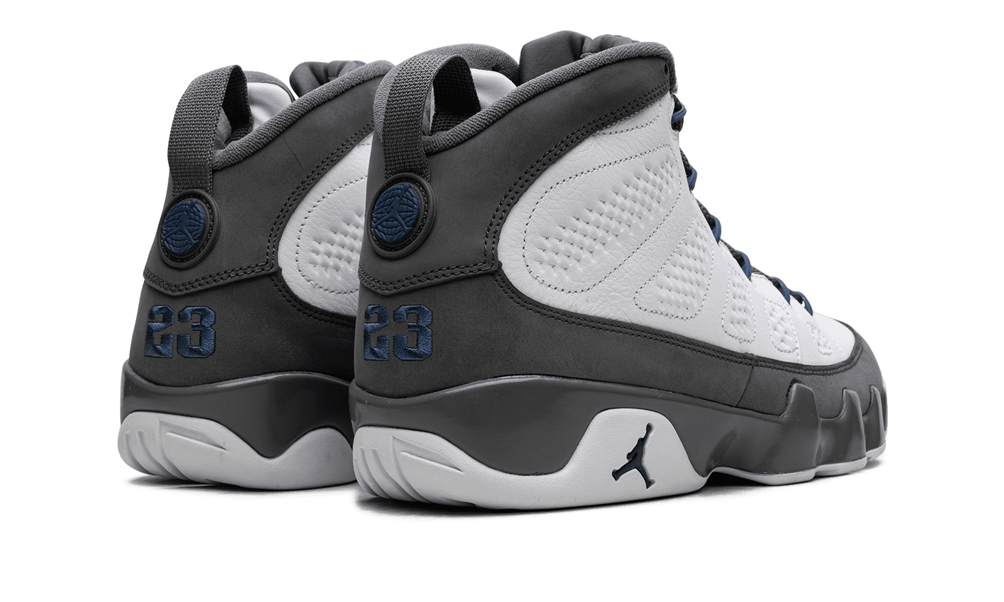 Jordan Air Jordan 9 Retro Basketball Shoes (Flint Grey/French Blue, Men's Size 10) kpimd