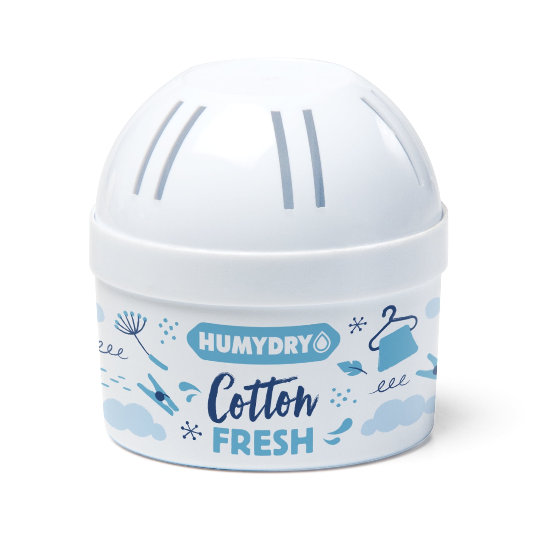 Humydry Moisture Absorber Mini Dehumidifier and Air Freshener (Fresh Cotton, 2.6 oz) 2qelc