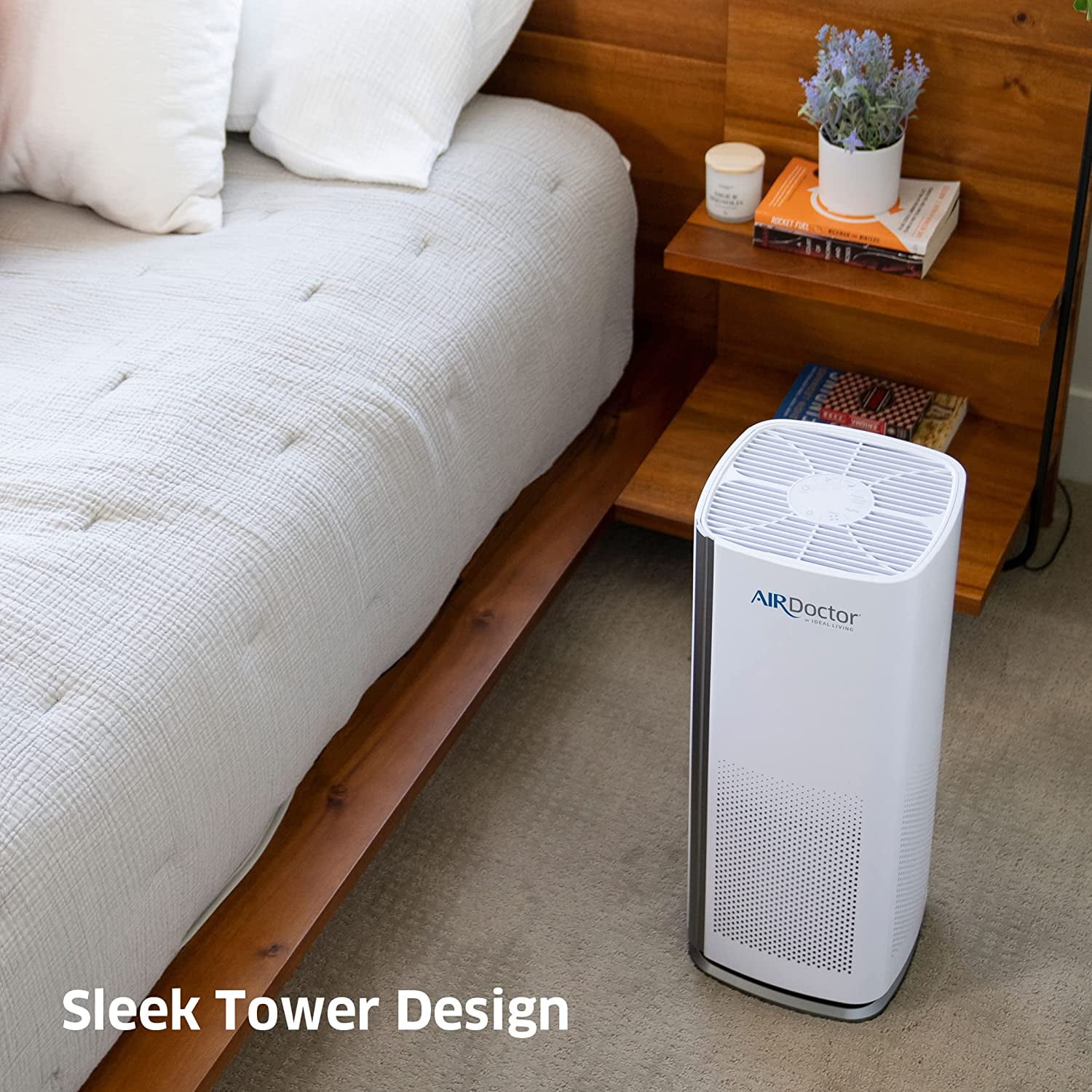 AirDoctor AD1000 HEPA Air Purifier with Ultra HEPA Filtration (Black, 285 sq ft) o1w51