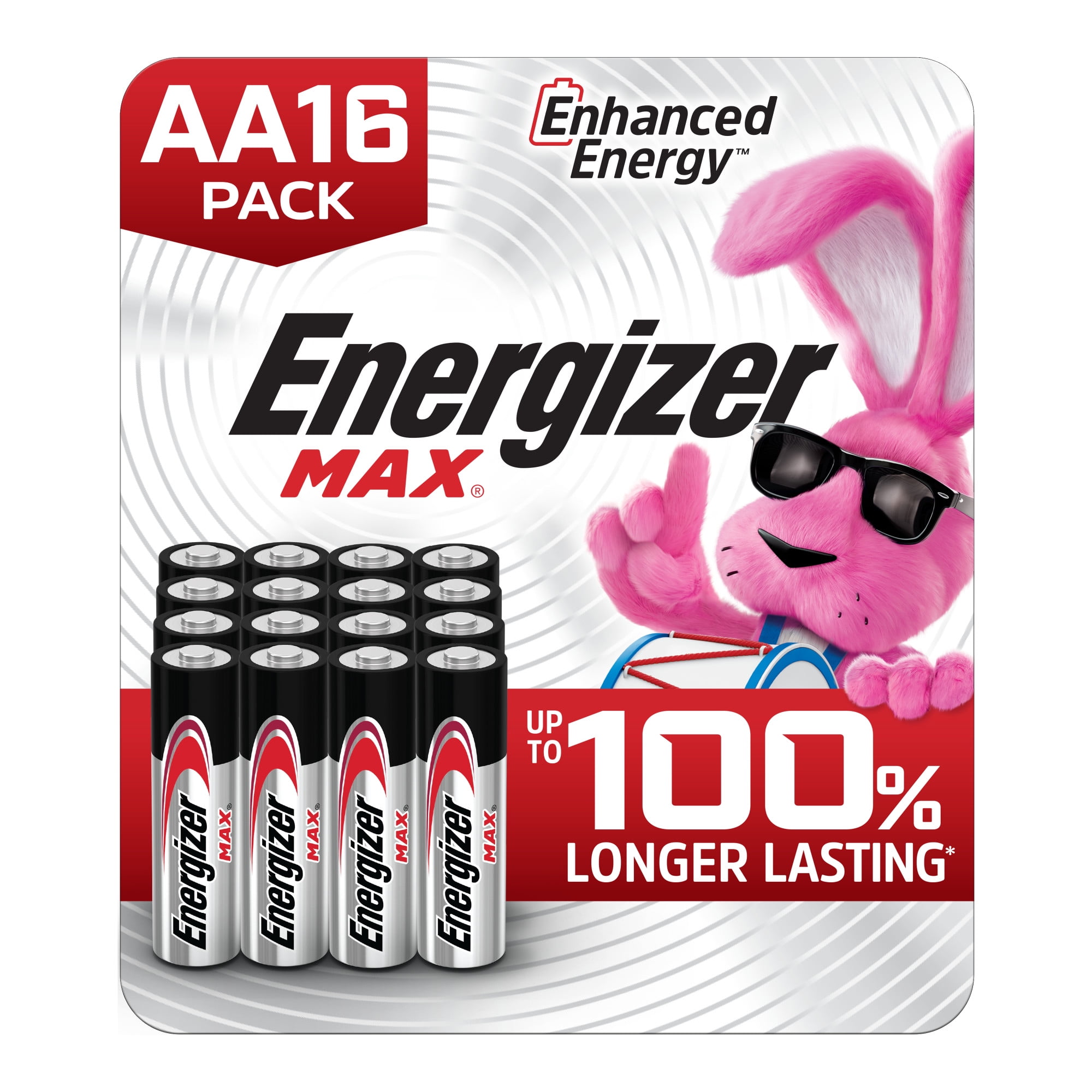 Energizer MAX AA Alkaline Batteries (Long-Lasting Power, 16 Pack) 93ifs