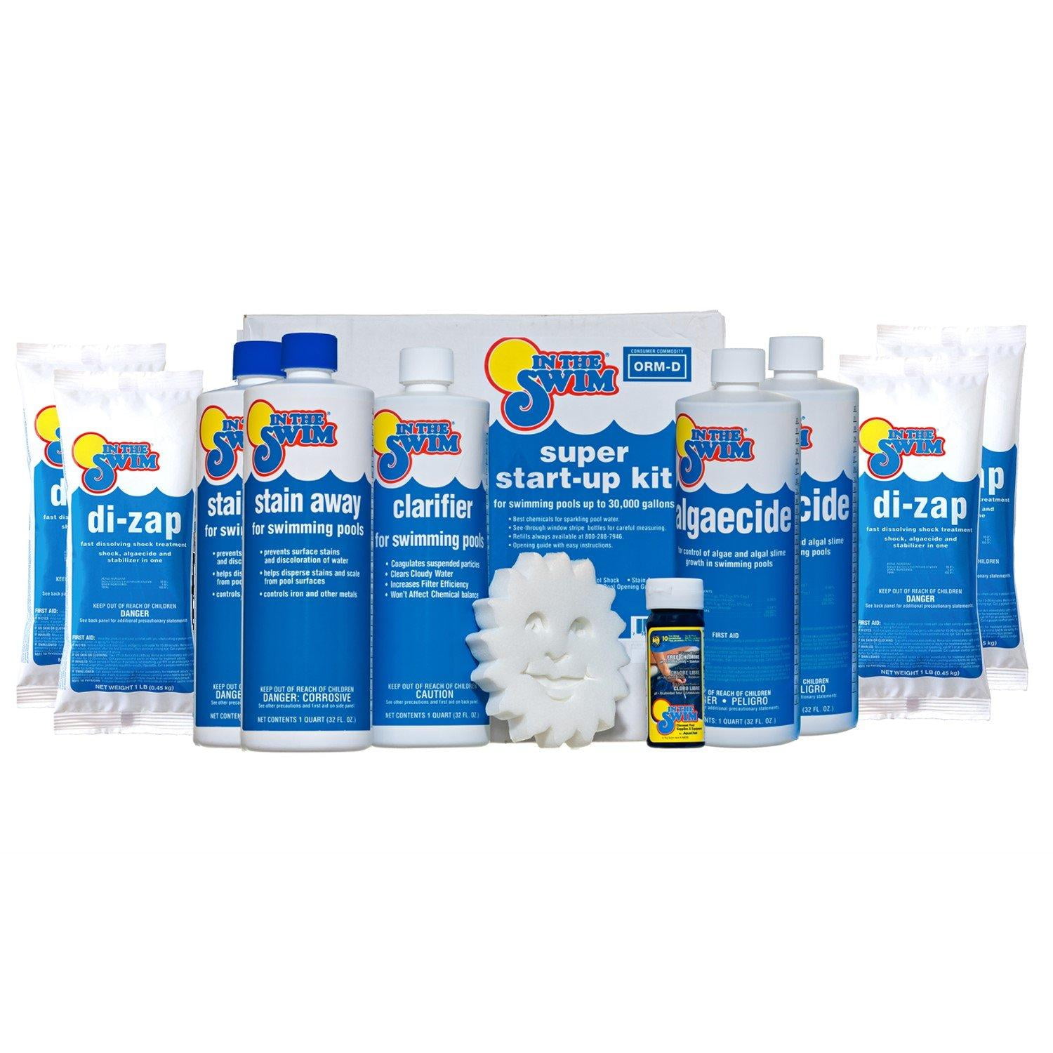 In The Swim Pool Cleaning Super Start-up Kit Maintenance Supplies (30,000 Gallons) poev2