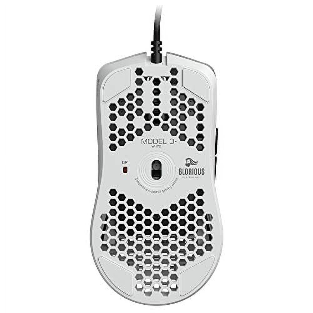 Glorious PC Gaming Race Model O Minus Wired Gaming Mouse (Matte White, 6 Buttons) v9fkb
