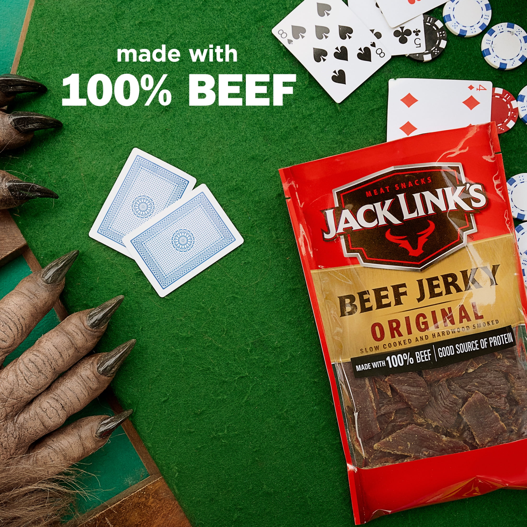 Jack Link’s Original Beef Jerky, High Protein Savory Snack (10 oz) ty74f