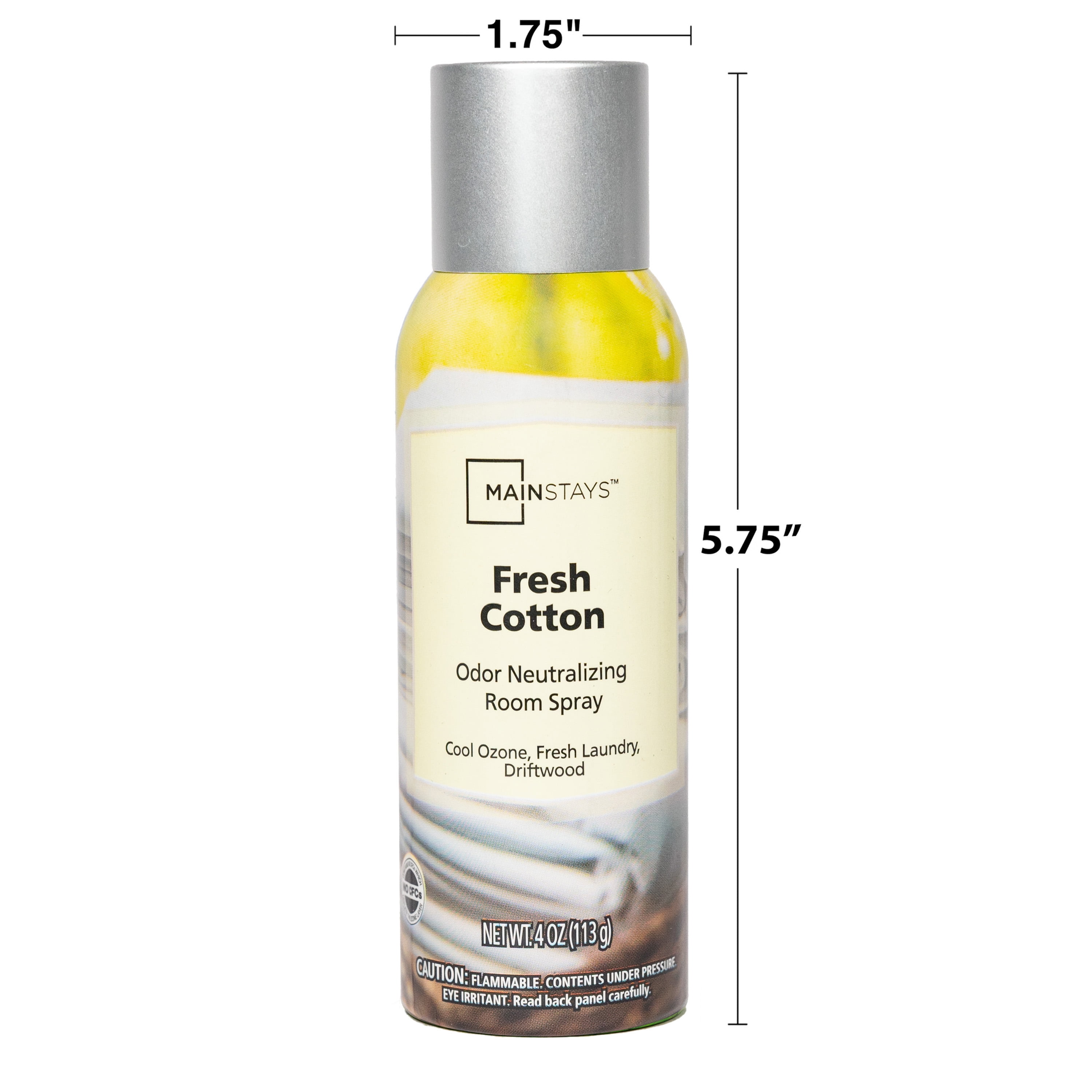 Mainstays Odor Neutralizing Room Spray, Fresh Cotton Scent (4 oz) gcffh