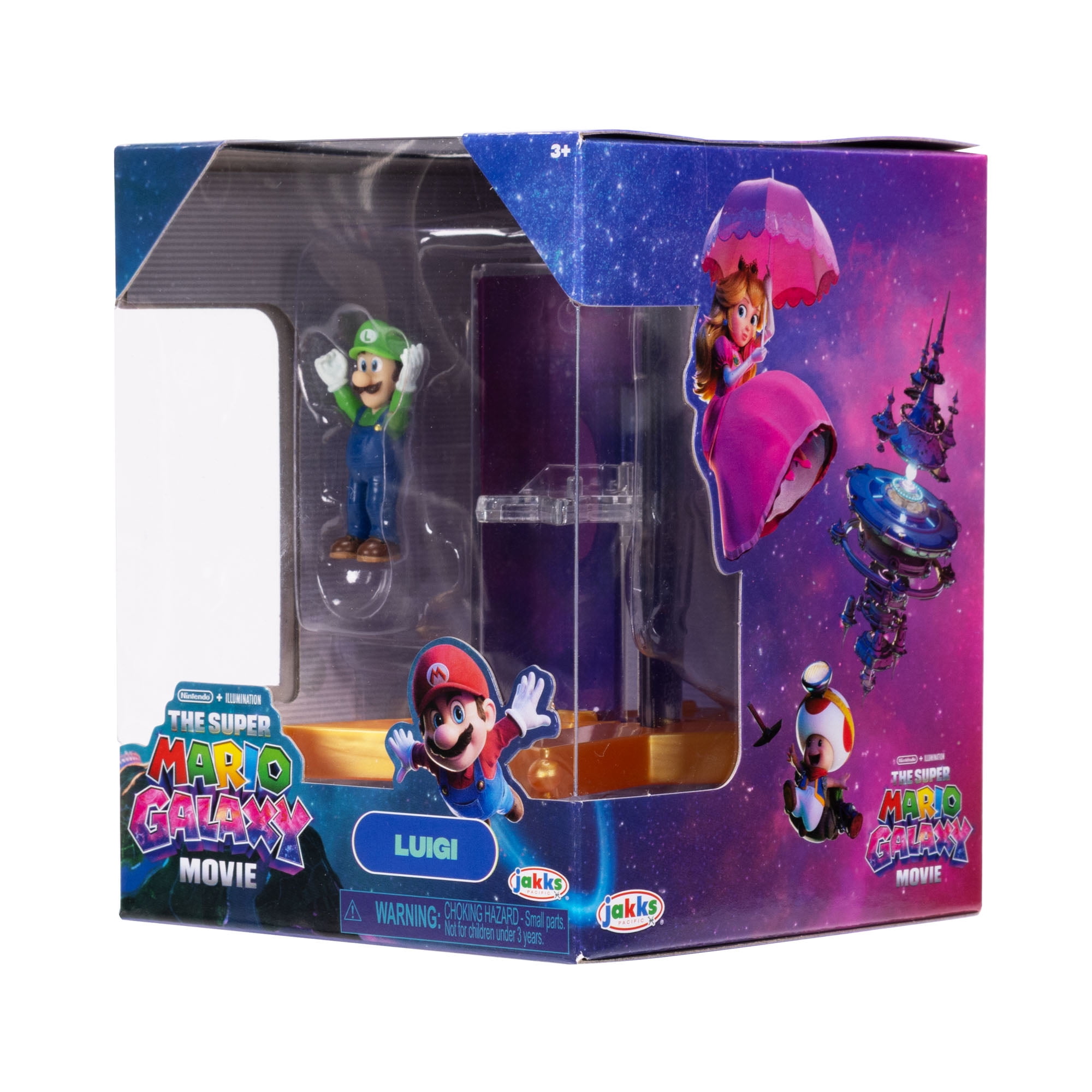 Super Mario Luigi Action Figure with Star Launcher Accessory (1.5 in) v0drg