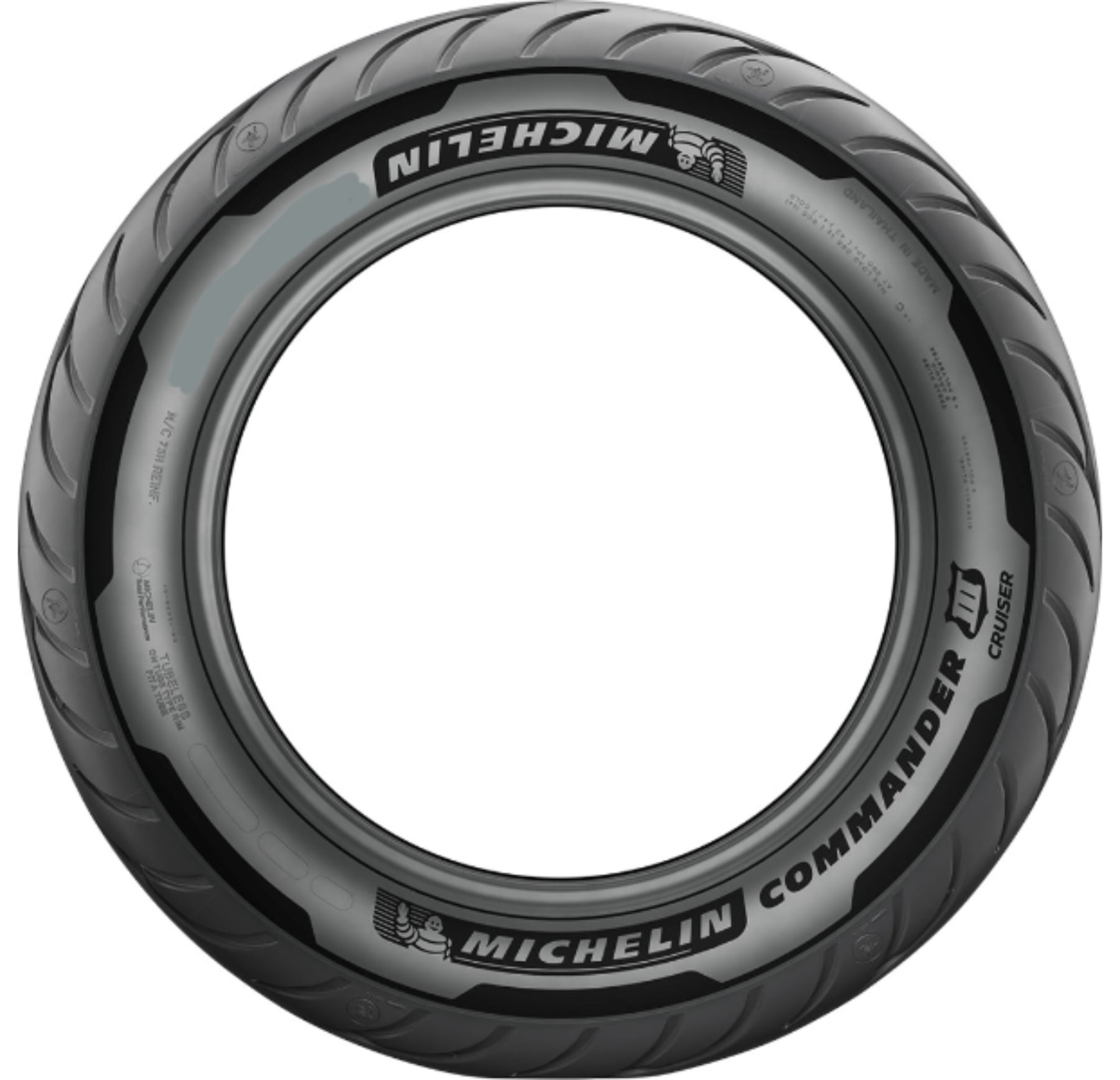 Michelin Commander III Cruiser Front Tire (Black, 100/90B19) ydxgd