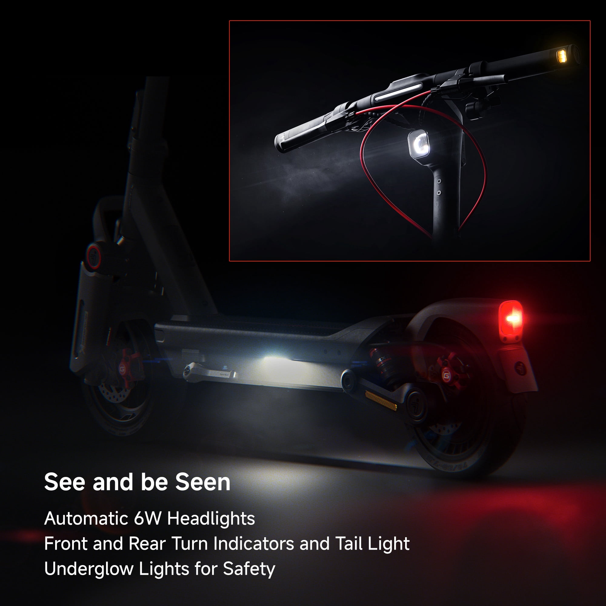 Segway MAX G3 Electric Scooter, High-Performance Commuter with 50-Mile Range and Dual Suspension (Black, 286 lb Capacity) ry5bp