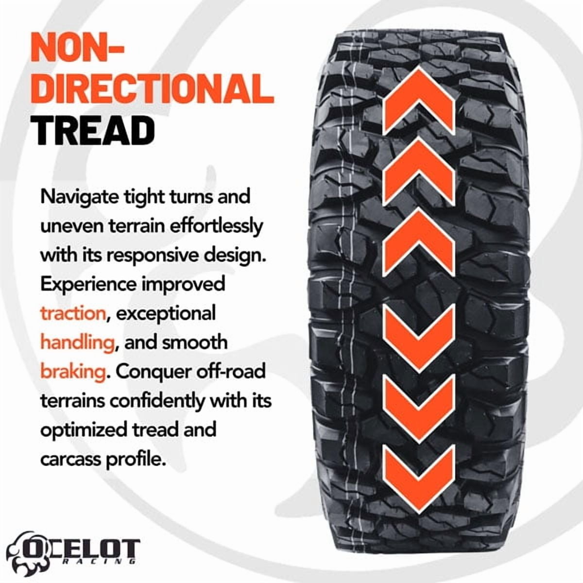 Ocelot XC729 R/T ATV/UTV Tire (30x10-14, 8-Ply Radial) x8751