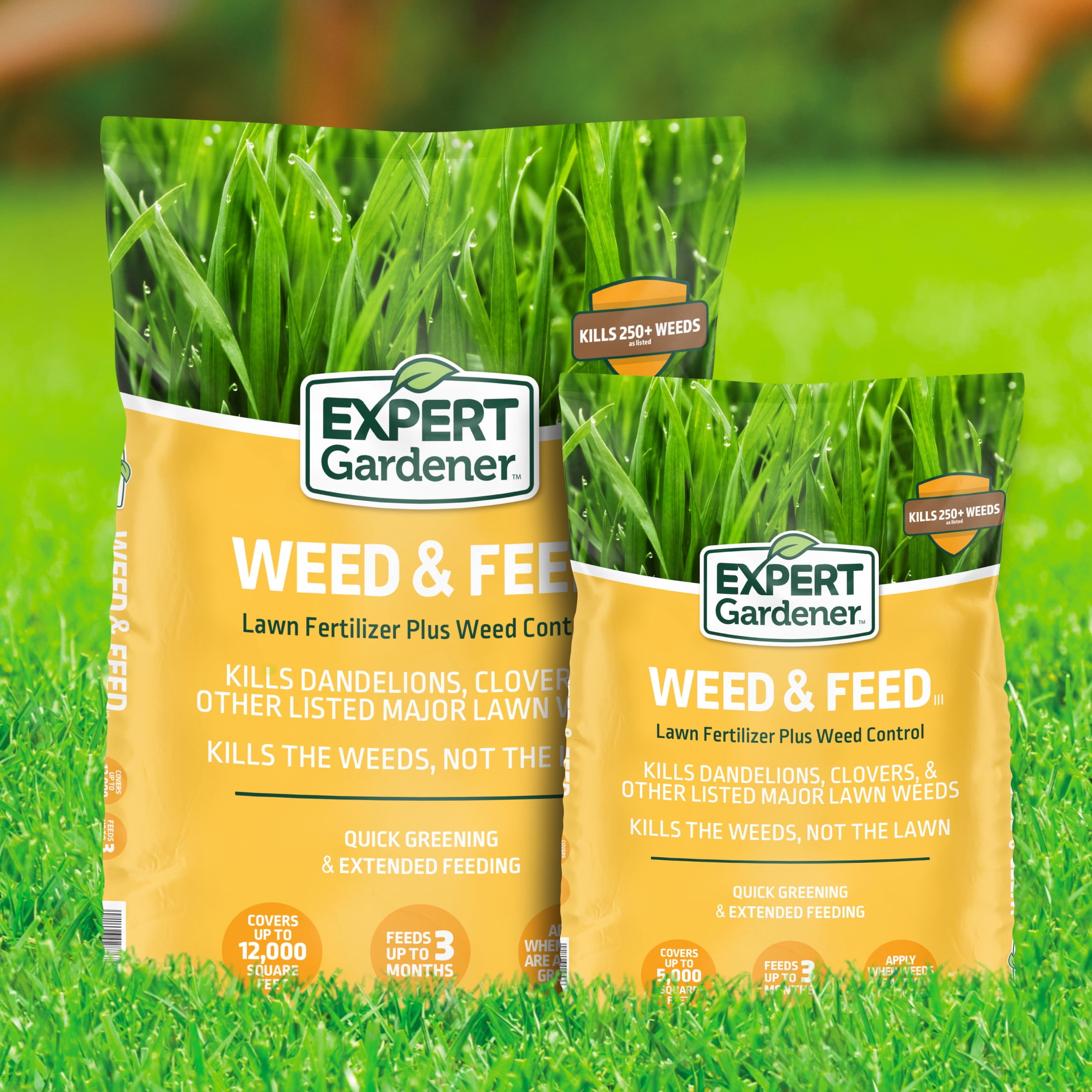 Expert Gardener Weed and Feed Fertilizer 28-0-3, Lawn Care Treatment (13.2 lb) m57c0