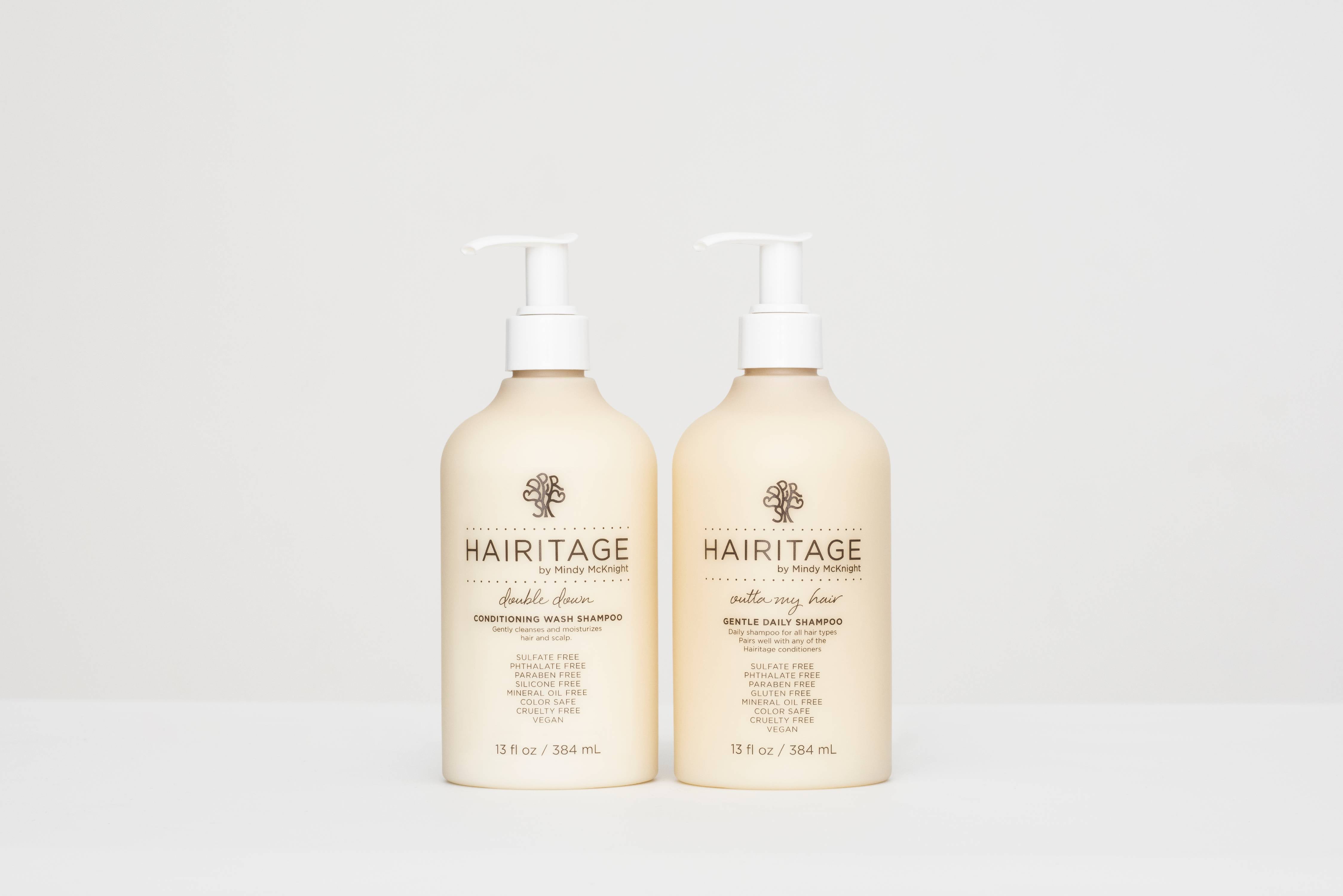 Hairitage Outta My Hair Gentle Daily Moisturizing Shampoo with Jojoba Oil & Aloe Vera (13 fl oz) inb7n