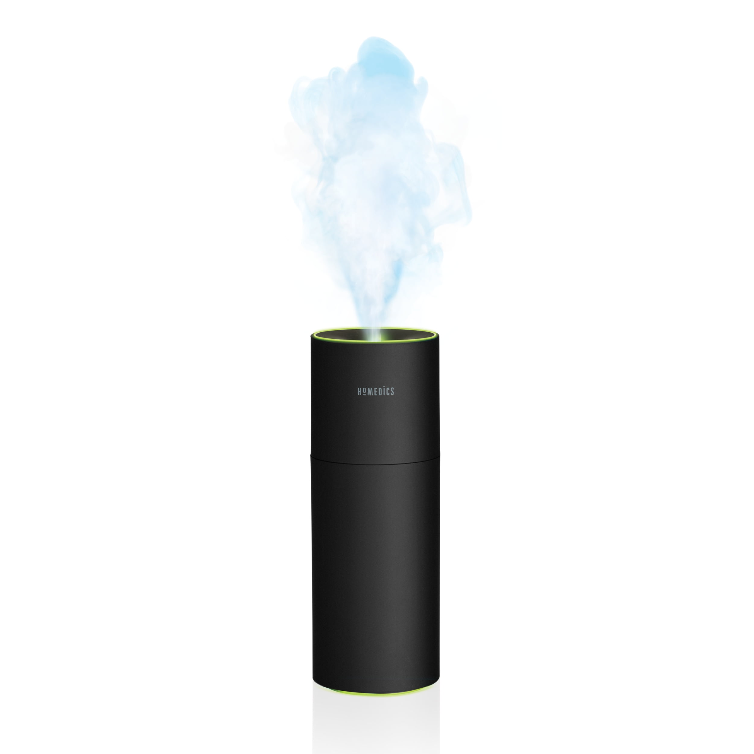 Homedics Portable Ultrasonic Humidifier, Cordless Desktop Cool Mist for Travel and Office (Black, 8.5 fl oz) 6rc2i