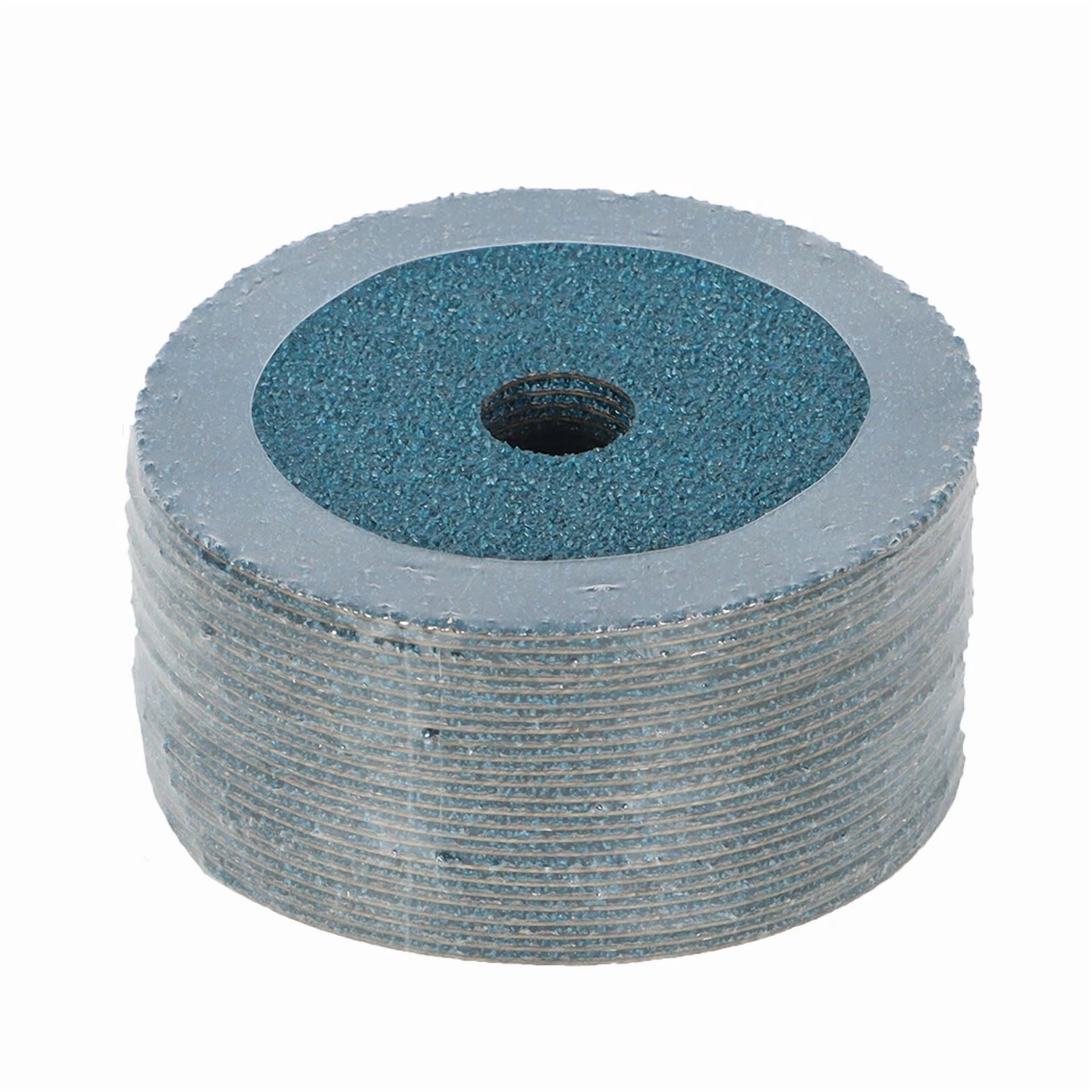 Knack Zirconia Resin Fiber Sanding and Grinding Discs (36 Grit, 4.5 in x 0.875 in, 25 Pack) k8tue