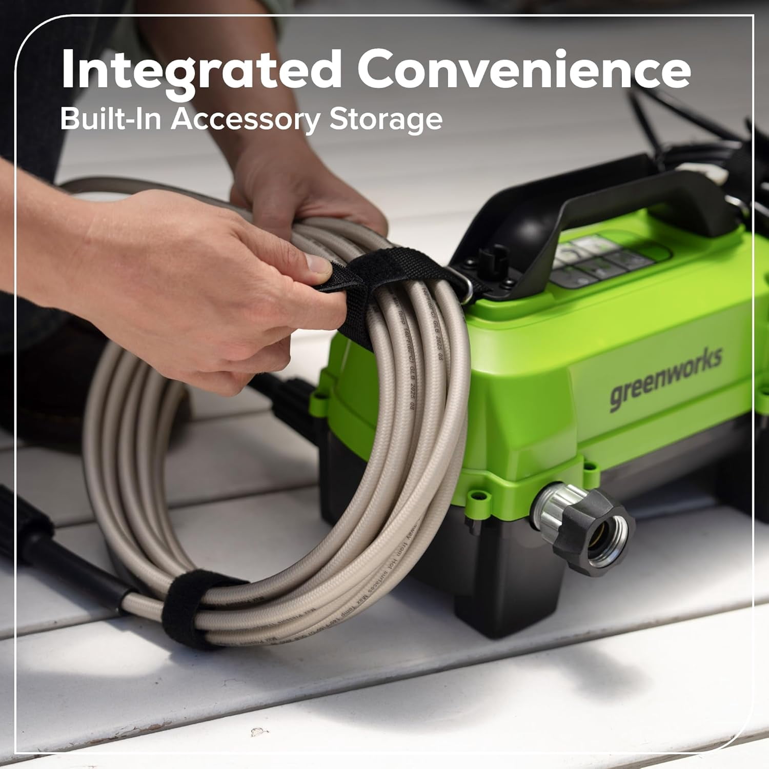Greenworks 1700 PSI Electric Pressure Washer with 20 ft Hose and Spray Wand (1.2 GPM) mreou