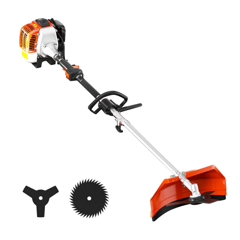 Baotree 36cc 2-Stroke Gas String Trimmer 3-in-1 Lawn Mower and Weed Cutter (Orange, 750W) 8pqbu