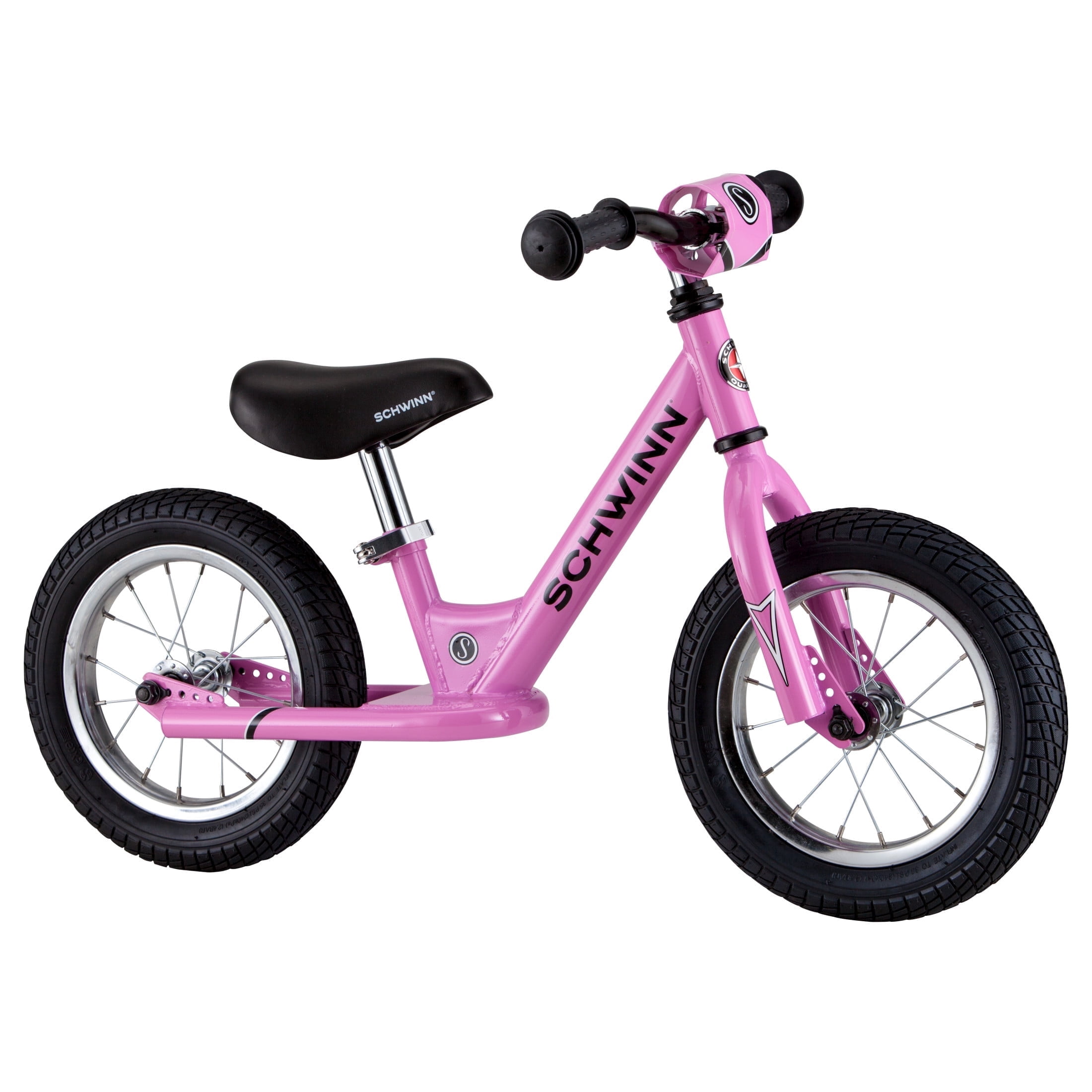 Schwinn Toddler Balance Bike, 12 in Wheels, Lightweight Training Bicycle (Pink, 12 in) vawq9