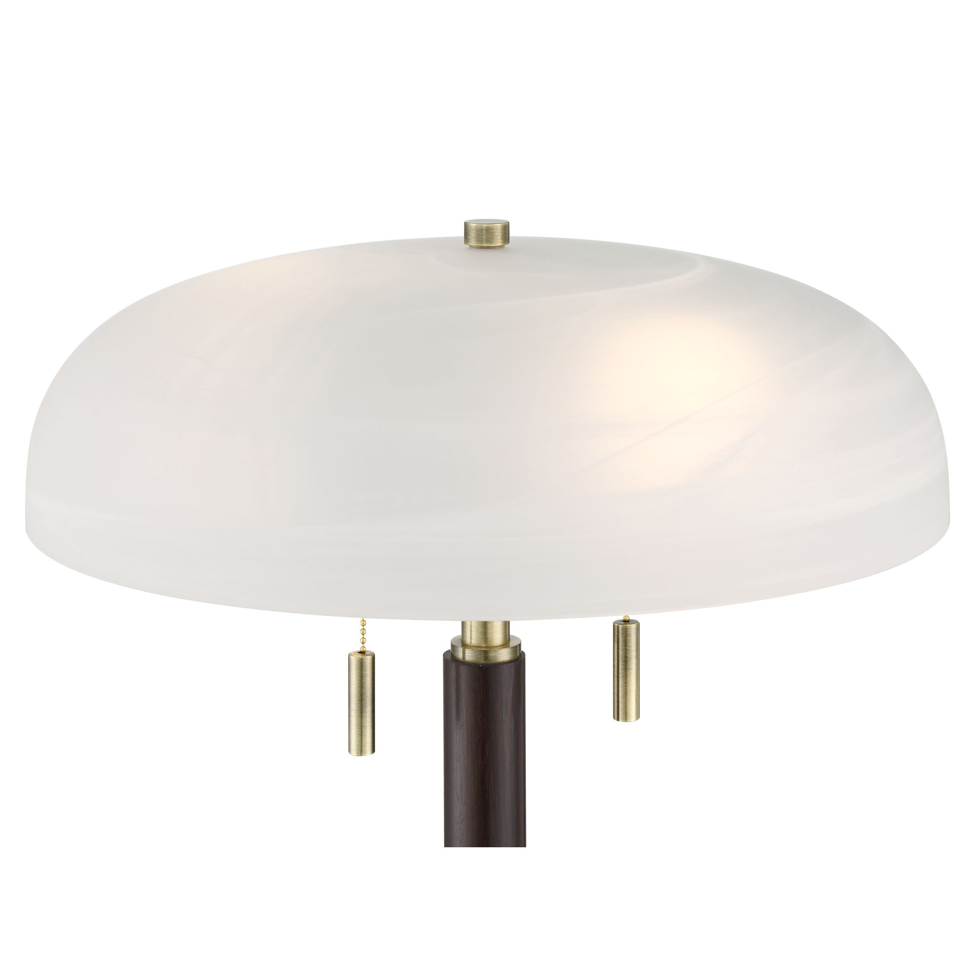 Possini Euro Design Wyndham Mid Century Modern Desk Lamp with Dual USB Ports (Black, 23 in) 8wyk4