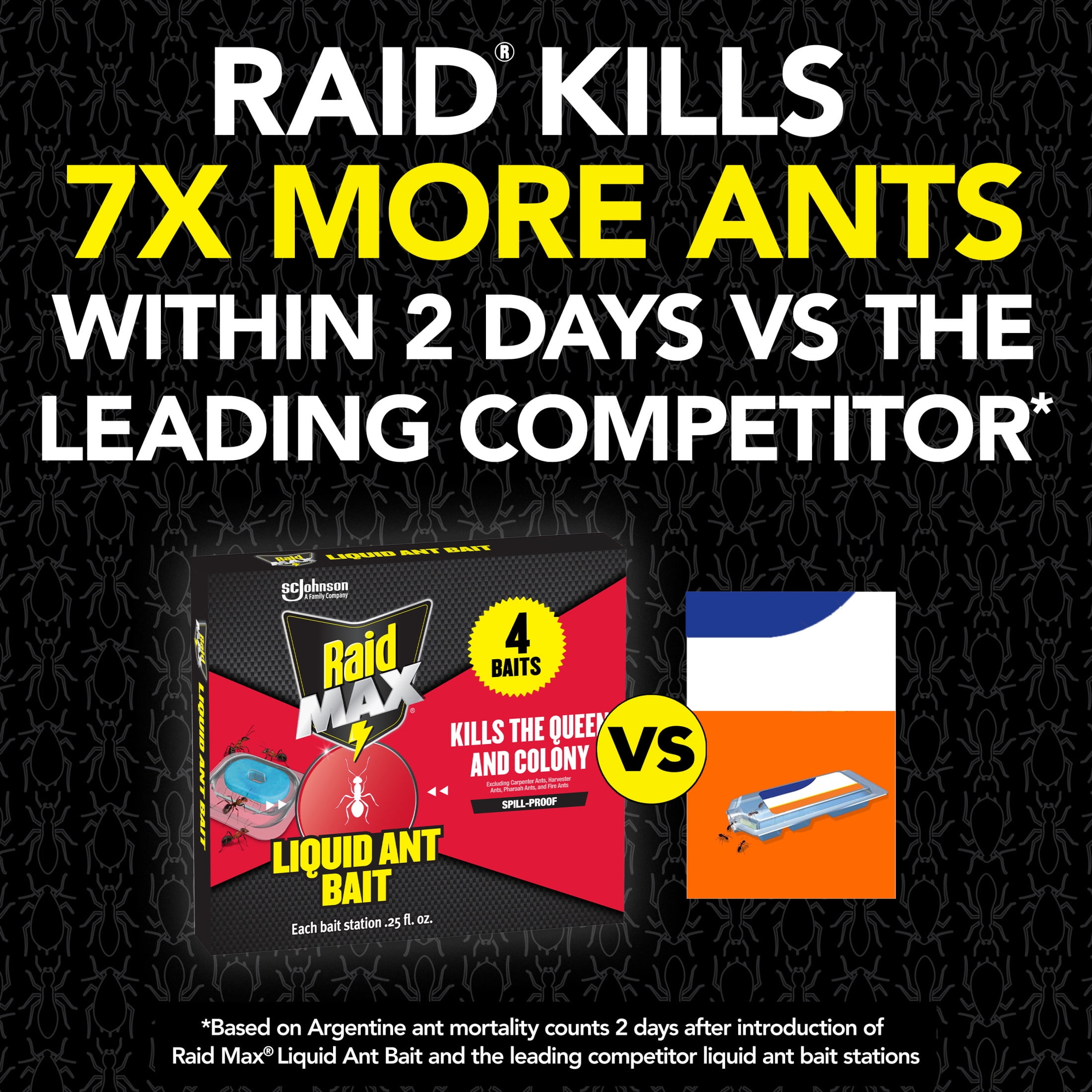 Raid MAX Liquid Ant Killer Bait Stations (Indoor and Outdoor Use, 4 Count) 01tp1