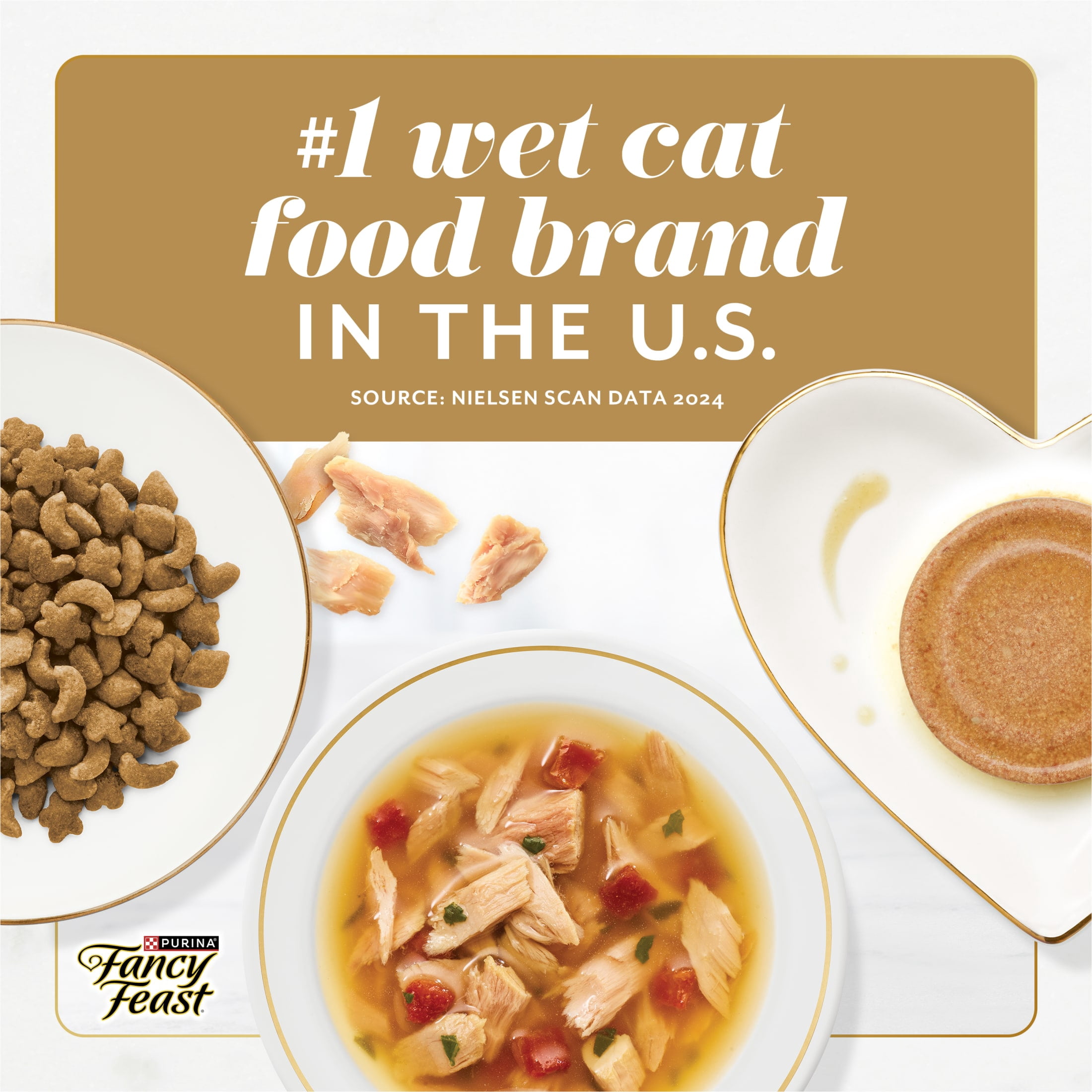 Purina Fancy Feast Savory Purees Tuna Lickable Cat Treats (6 Pack, 1.4 oz) 8qcsf