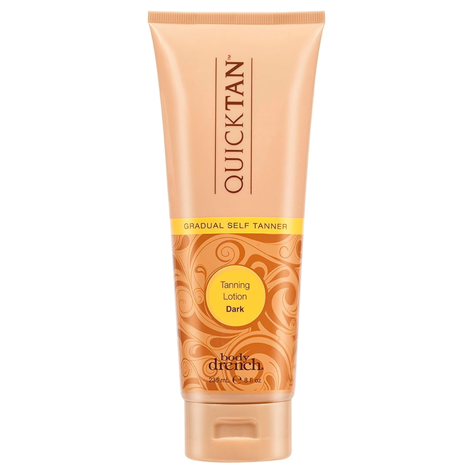 Body Drench Quick Self Tanner Body Lotion, Sunless Tanning Lotion for Women (Dark, 8 fl oz) eaqpg