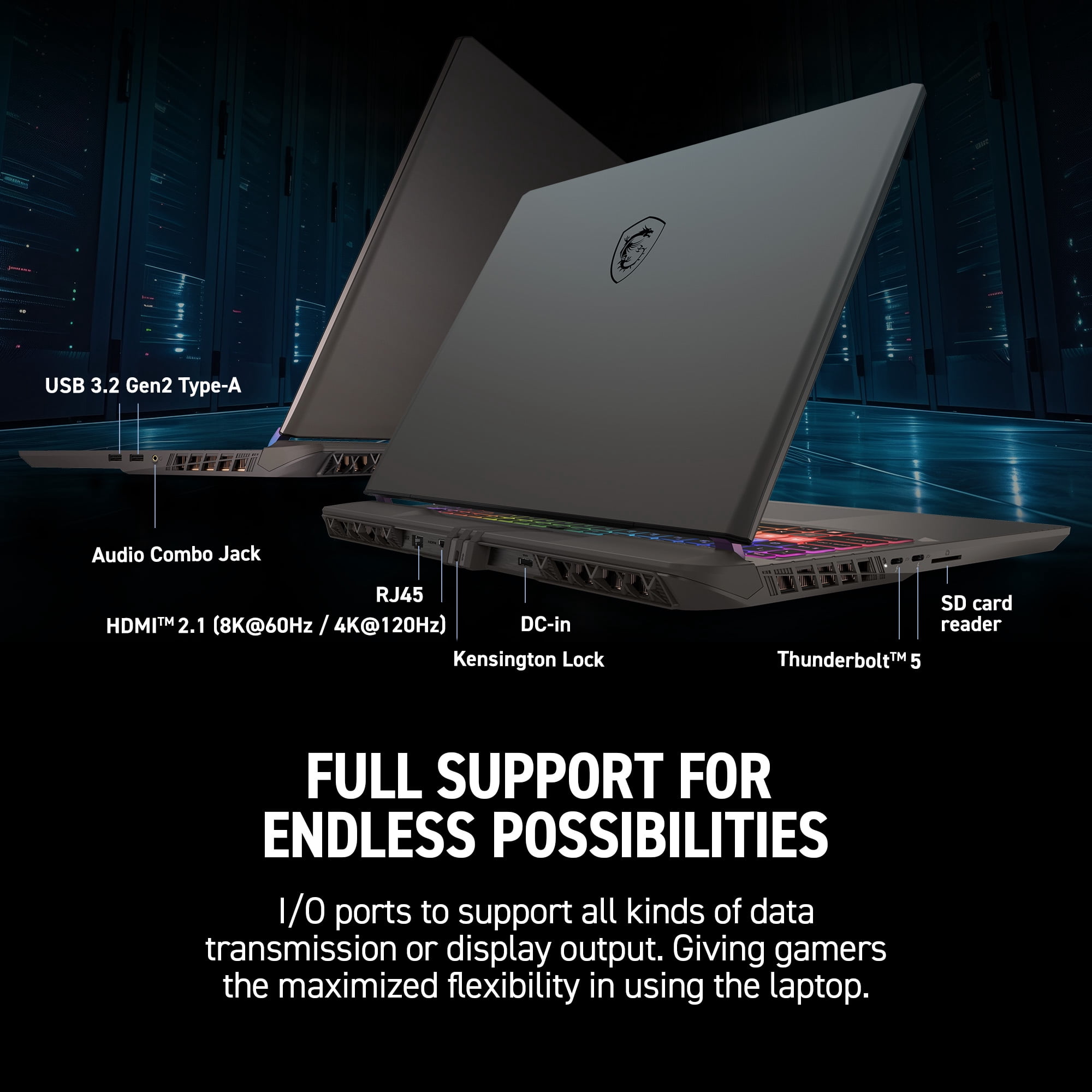 MSI Vector 16 Gaming Laptop, Intel Core Ultra 9 275HX, NVIDIA GeForce RTX 5080, 16GB RAM, 1TB SSD, 240Hz QHD+ Display (Cosmo Gray, 16 in) xpgus