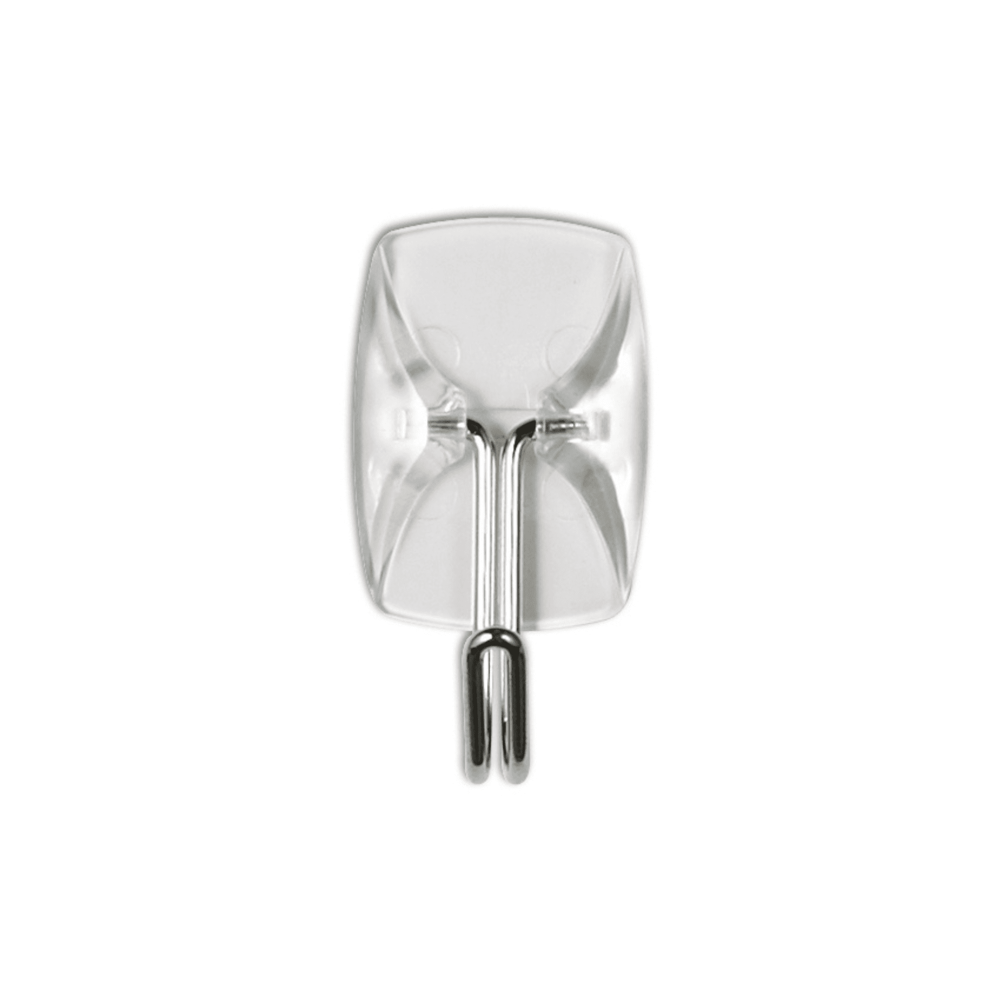 Command Small Wire Wall Hooks Damage-Free Adhesive Hanging Set (Clear, 6-Pack) 7fb8m - Image 3