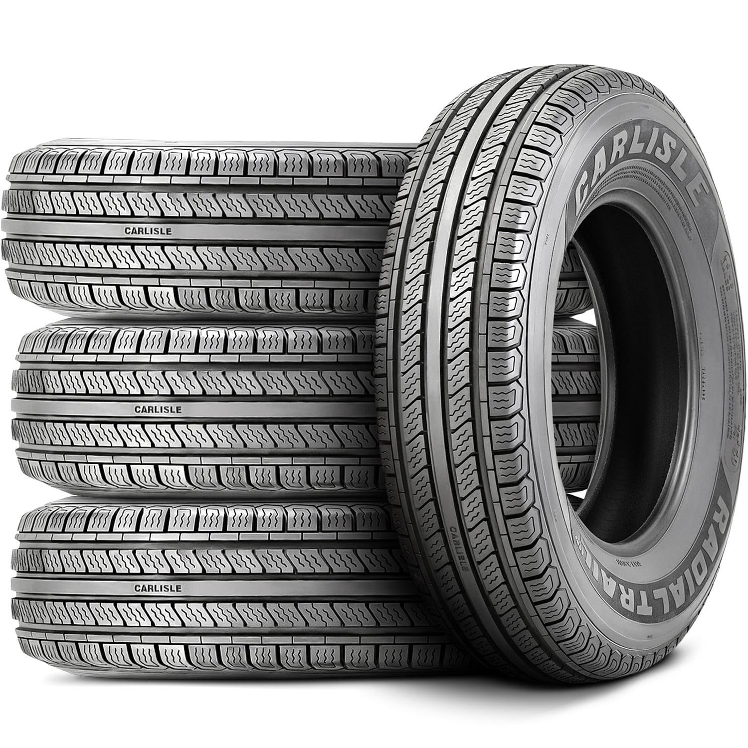 Carlisle Radial Trail HD Trailer Tires (ST175/80R13, Load Range C, 6 Ply, Set of 2) fets9