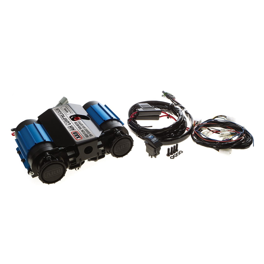 ARB Twin Air Compressor 12V High-Flow Portable Off-Road System (Black, 6.16 CFM) y9gkx
