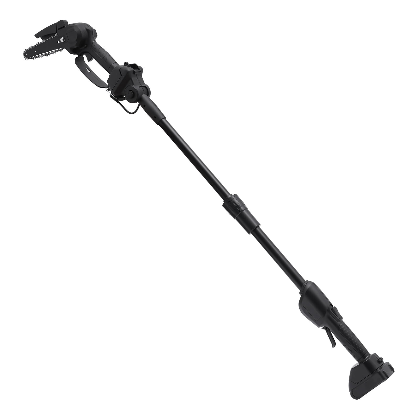 Generic 550W 2-in-1 Cordless Pole Saw and Handheld Chainsaw with Extension Pole (Black, 4.26 ft) q2n2b