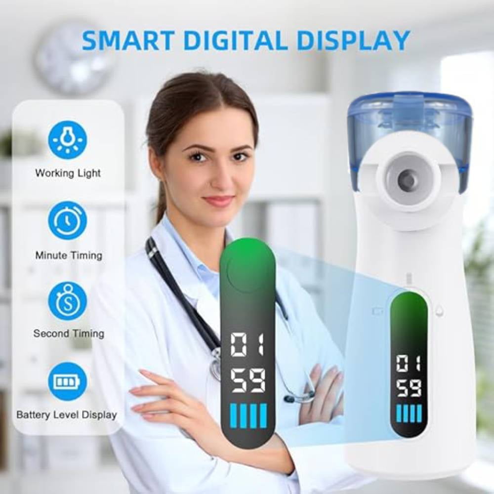 Ziqing Portable Personal Humidifier, Ultrasonic Cool Mist Desktop Device for Office, Bedroom, and Car (White, 10 fl oz) xspxh