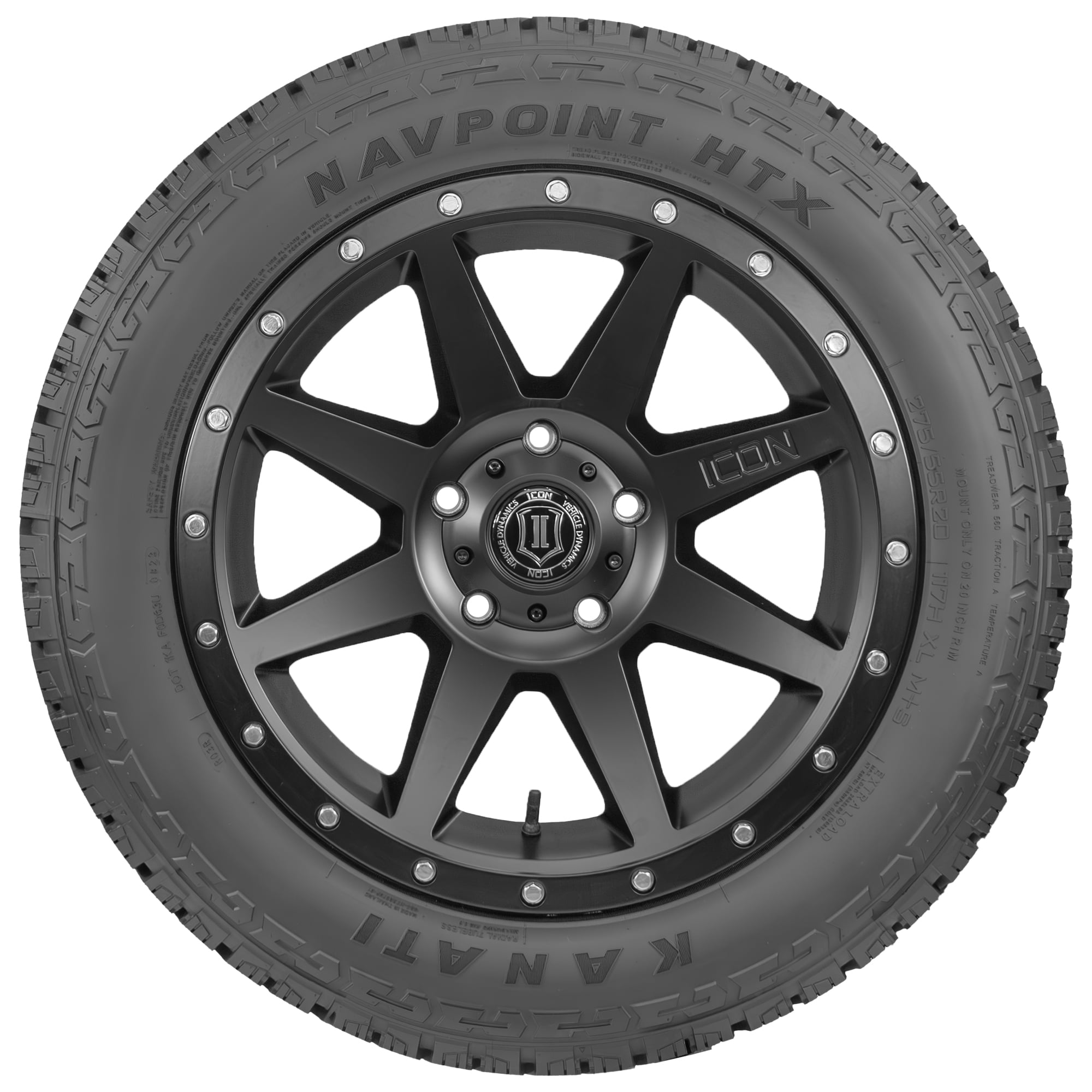 Kanati Navpoint HTX All Season Light Truck Tire (275/55R20, 117H XL) acgnc